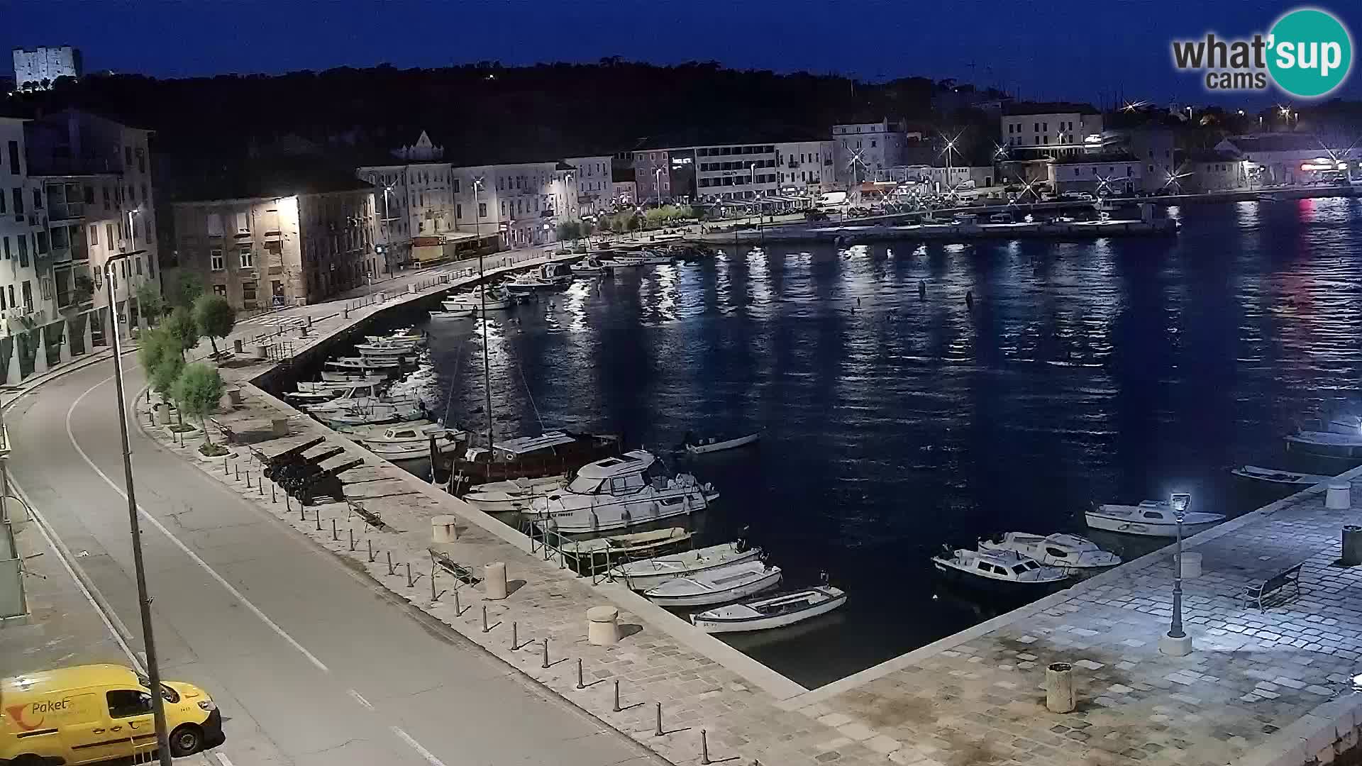 Senj camera en vivo – Vista panorámica de Senj riva