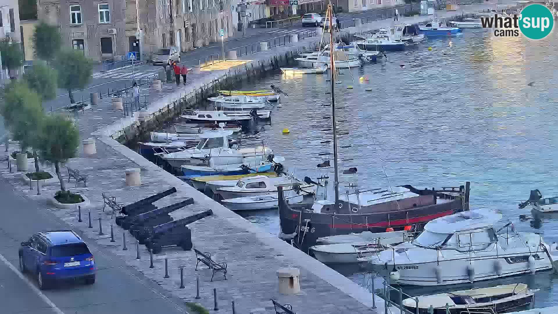 Kamera u živo Senj – Panoramski pogled na senjsku rivu