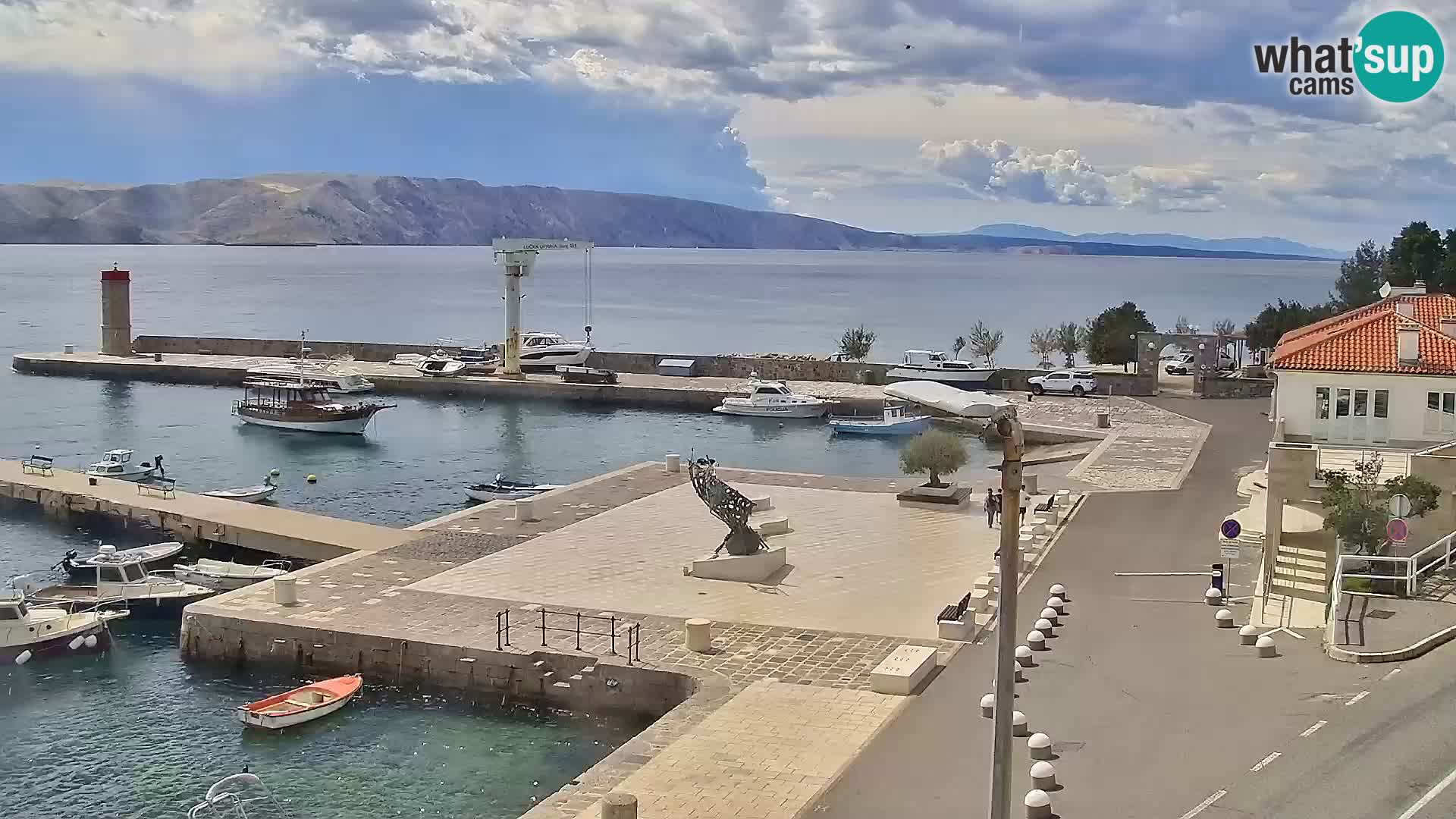 Webcam Segna – Panorama dell’lungomare di Senj