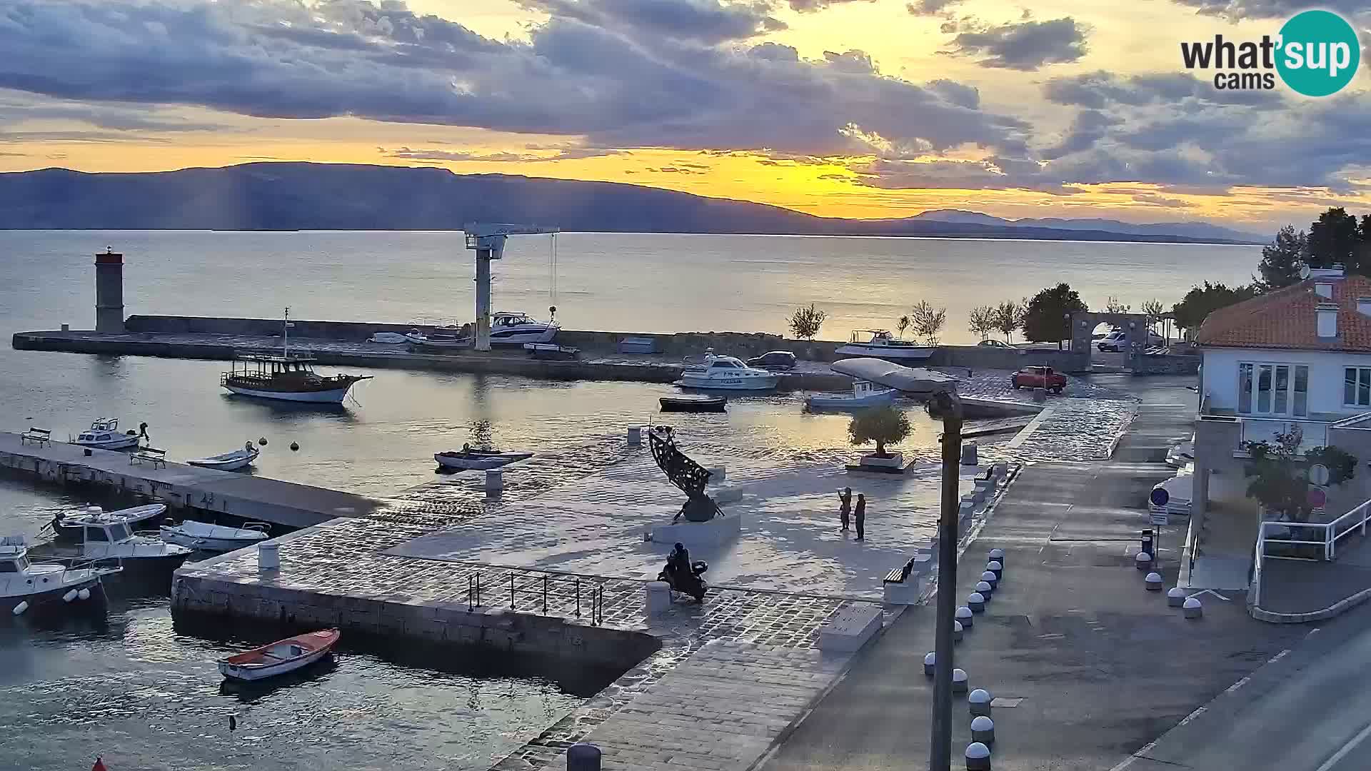 Senj Webcam – Panoramic view of Senj riva