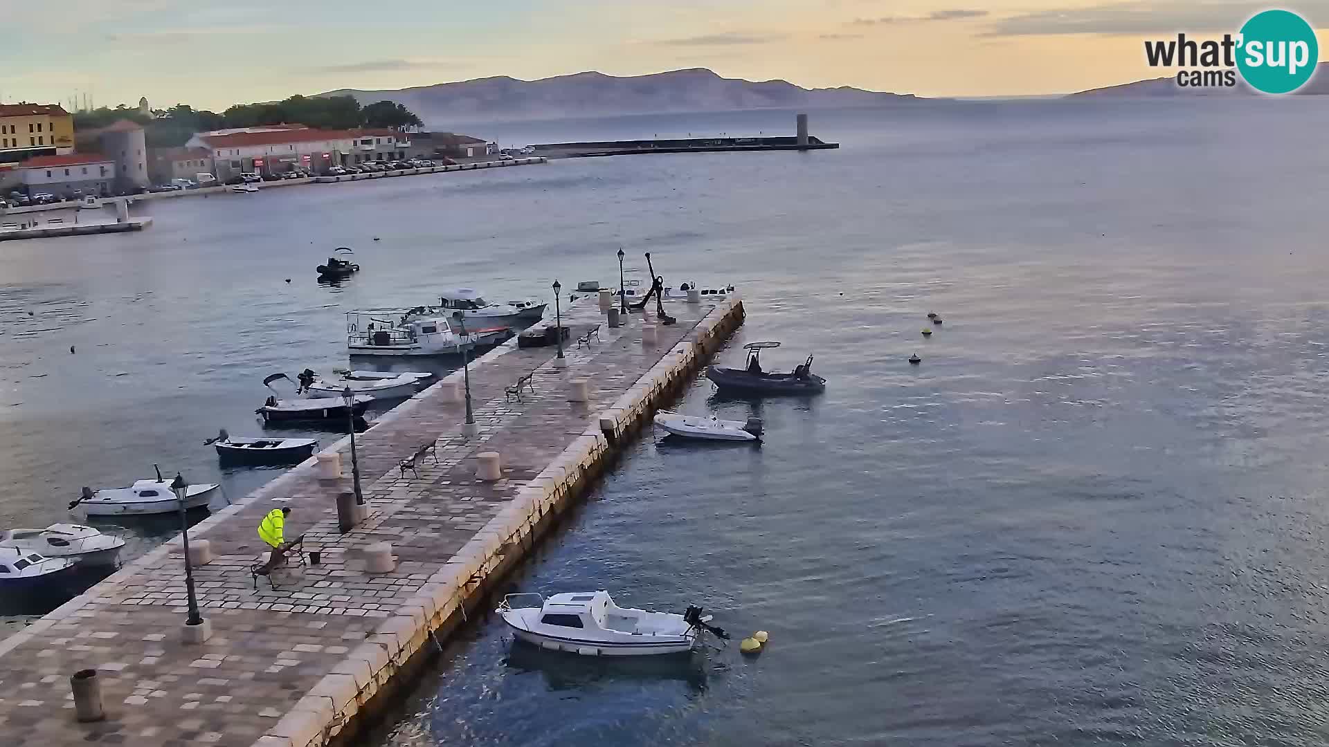 Webcam Segna – Panorama dell’lungomare di Senj