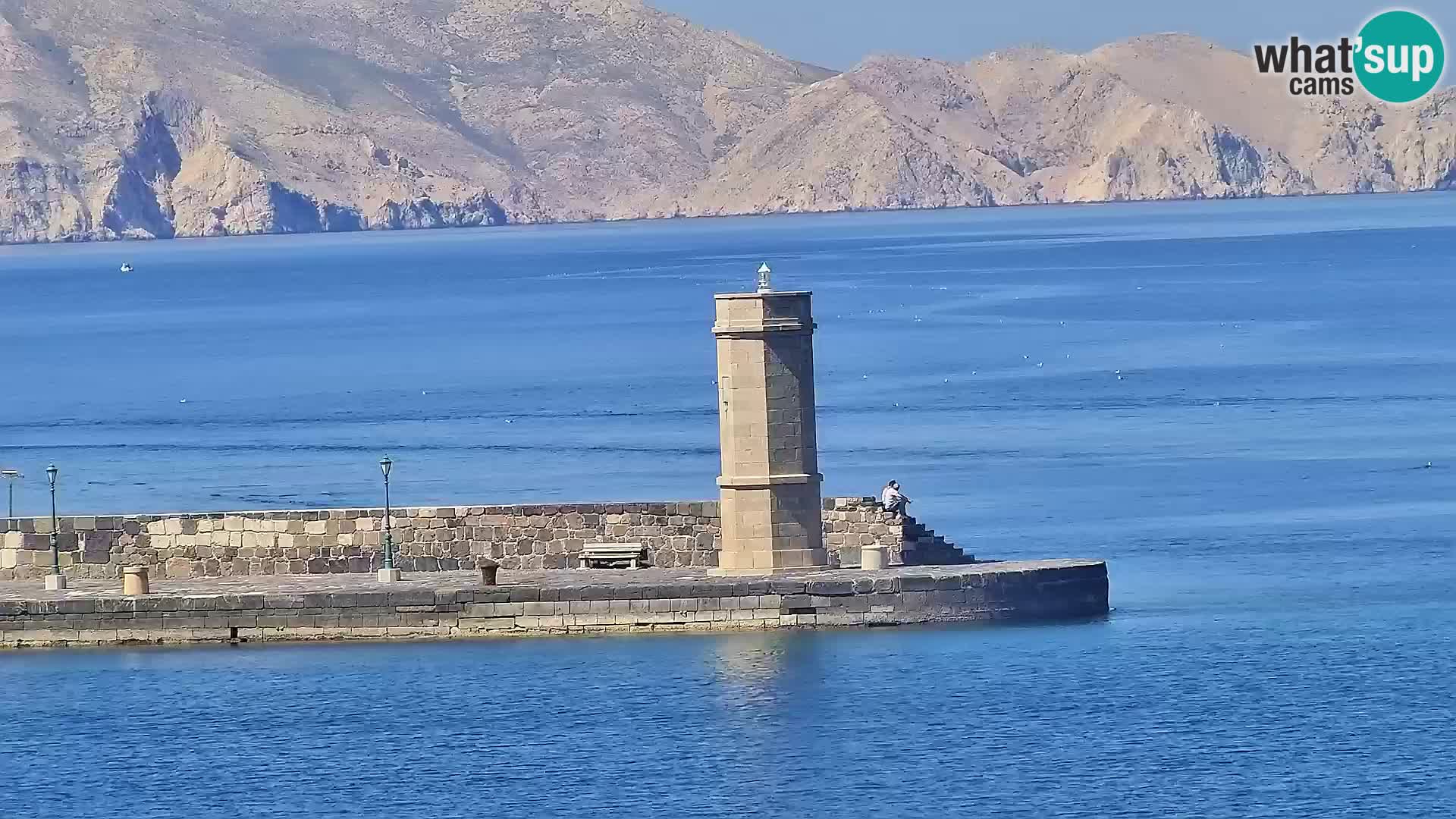 Senj camera en vivo – Vista panorámica de Senj riva