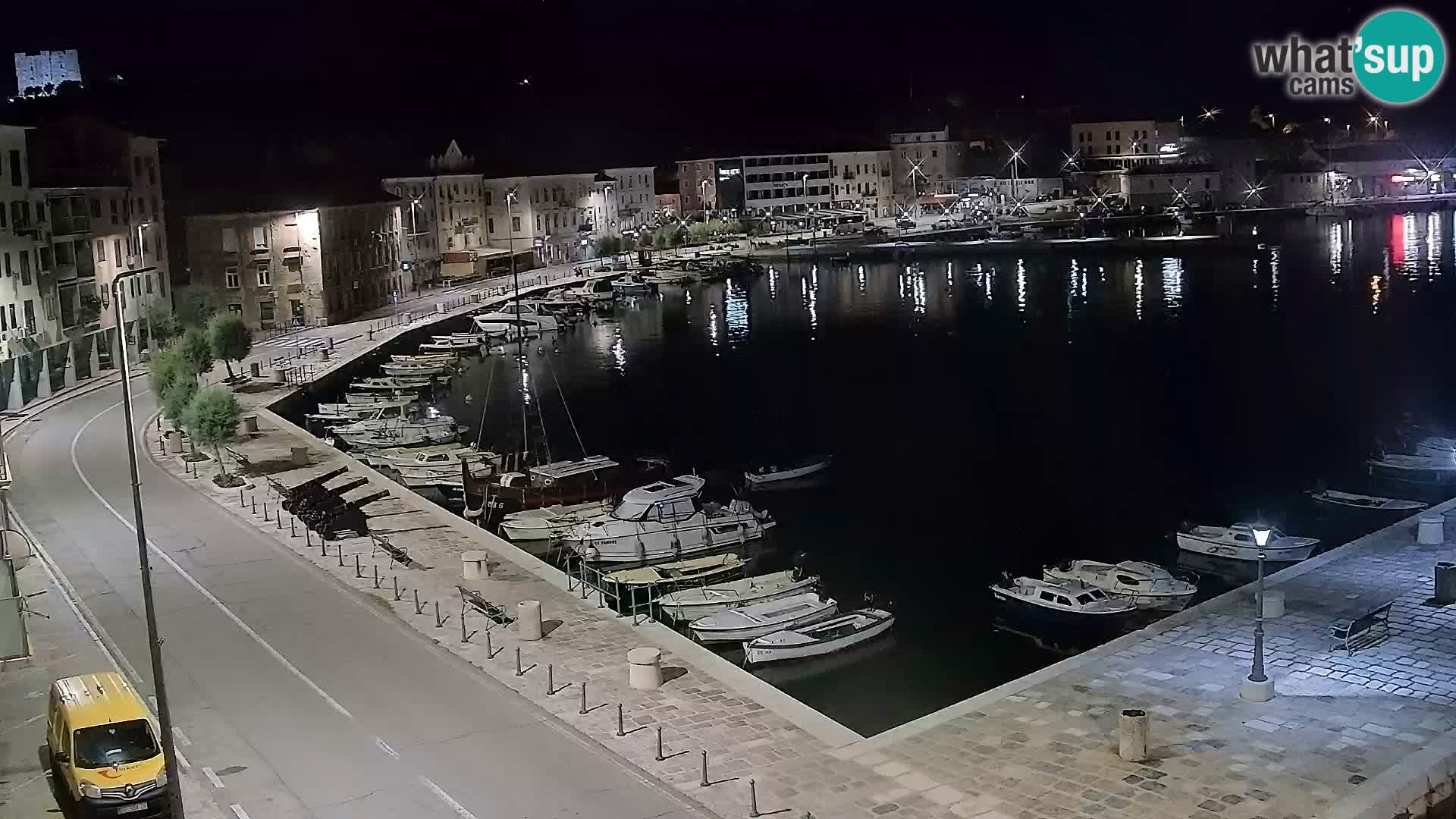 Livecam Senj – Vue panoramique de Senj riva