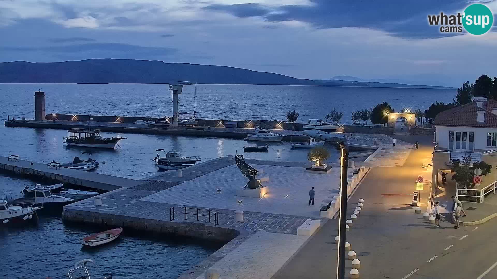 Senj Spletna kamera – pogled na obalo Senja
