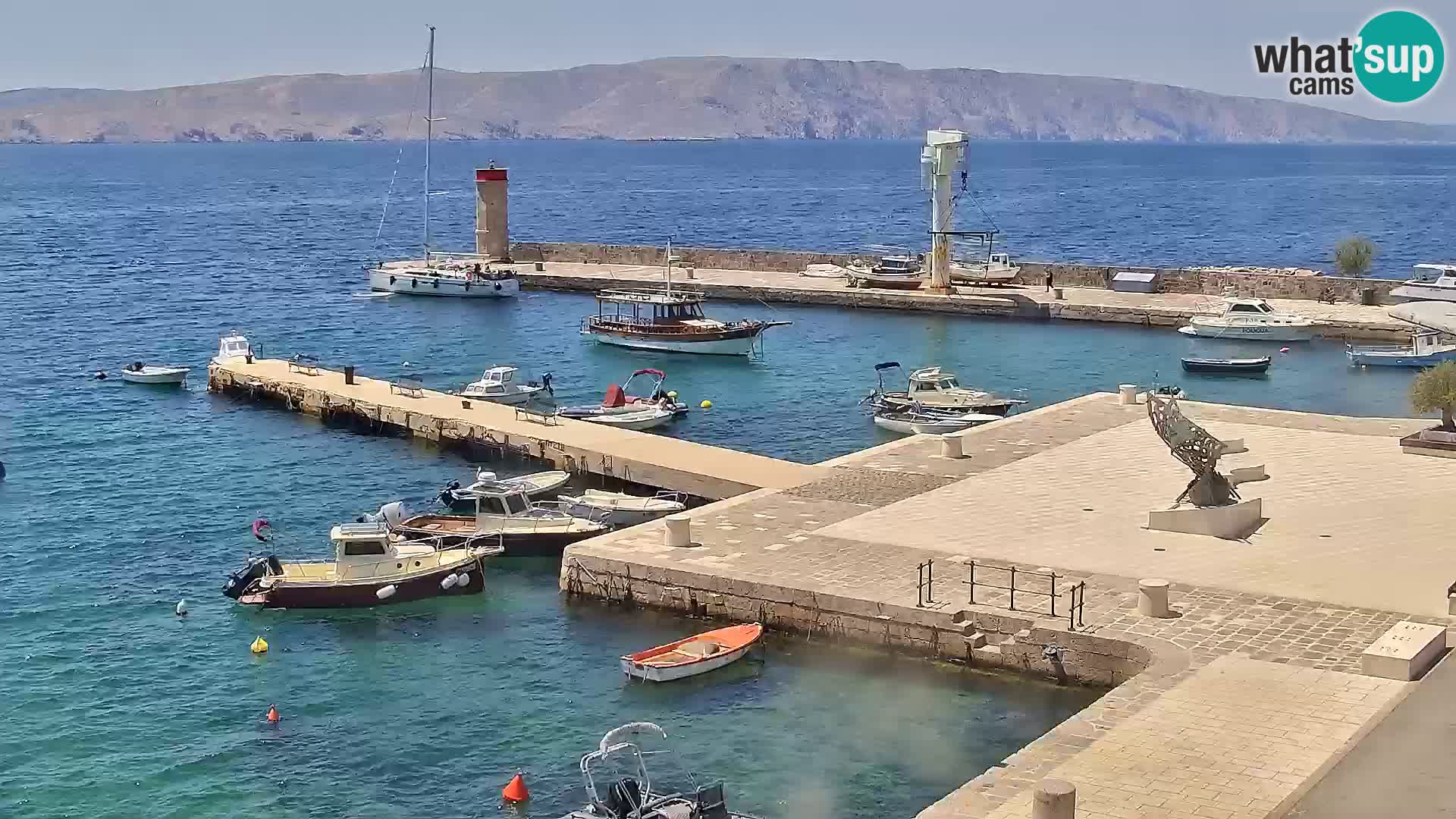 Kamera u živo Senj – Panoramski pogled na senjsku rivu