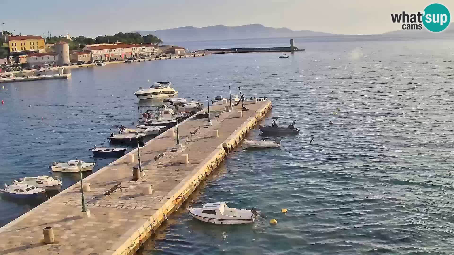 Senj Webcam – Panoramic view of Senj riva