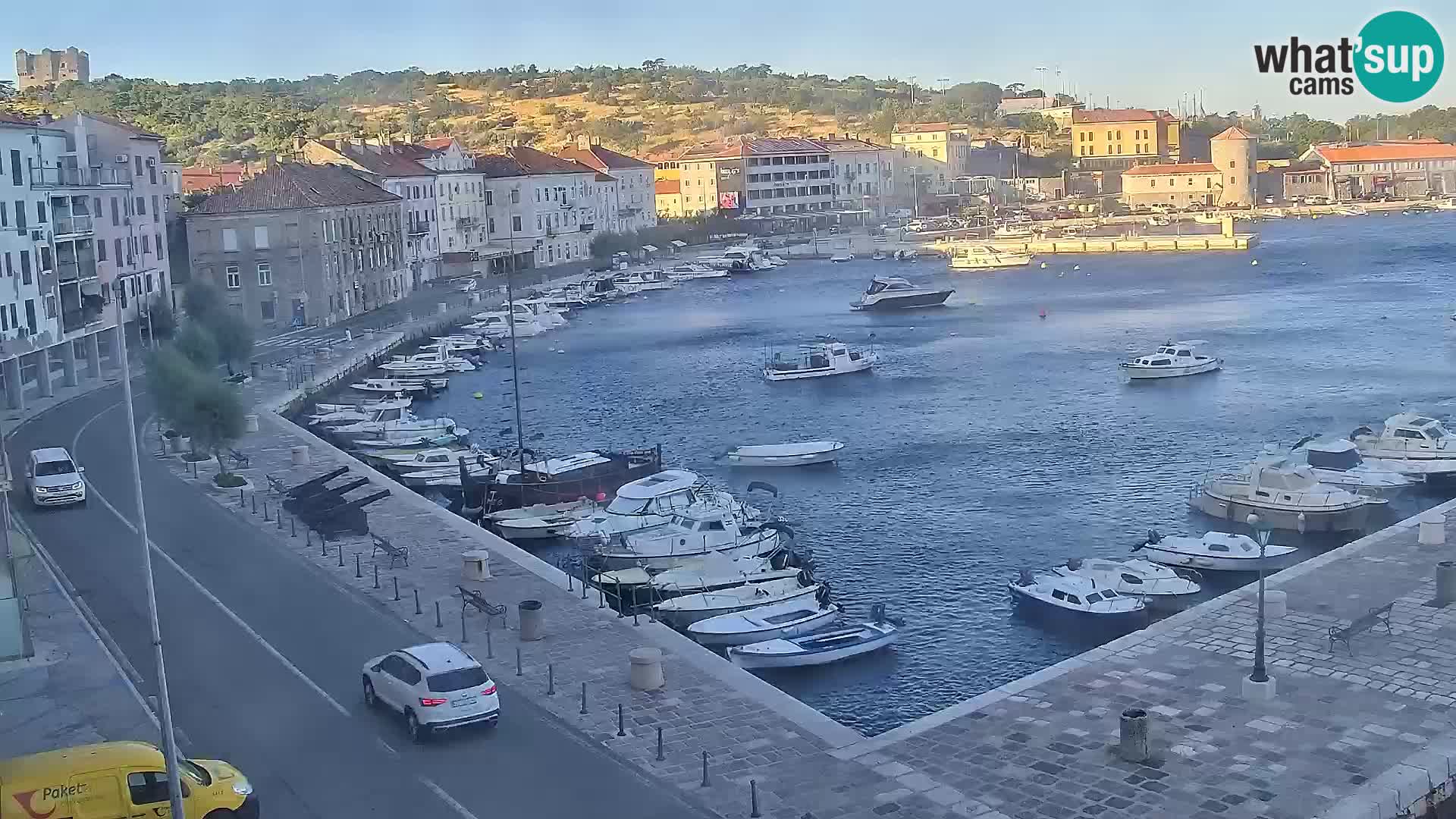 Senj Webcam – Panoramic view of Senj riva