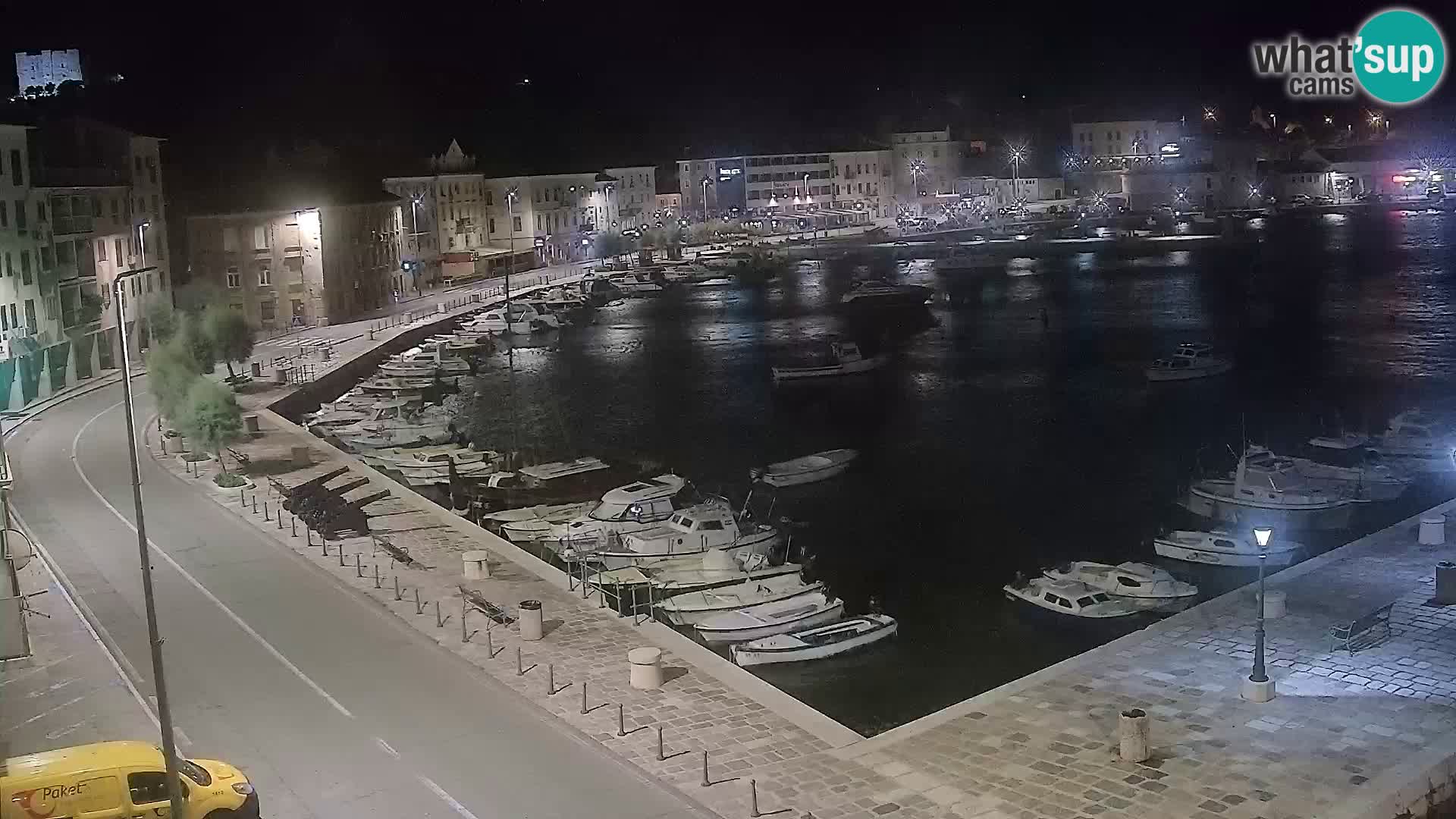 Kamera u živo Senj – Panoramski pogled na senjsku rivu
