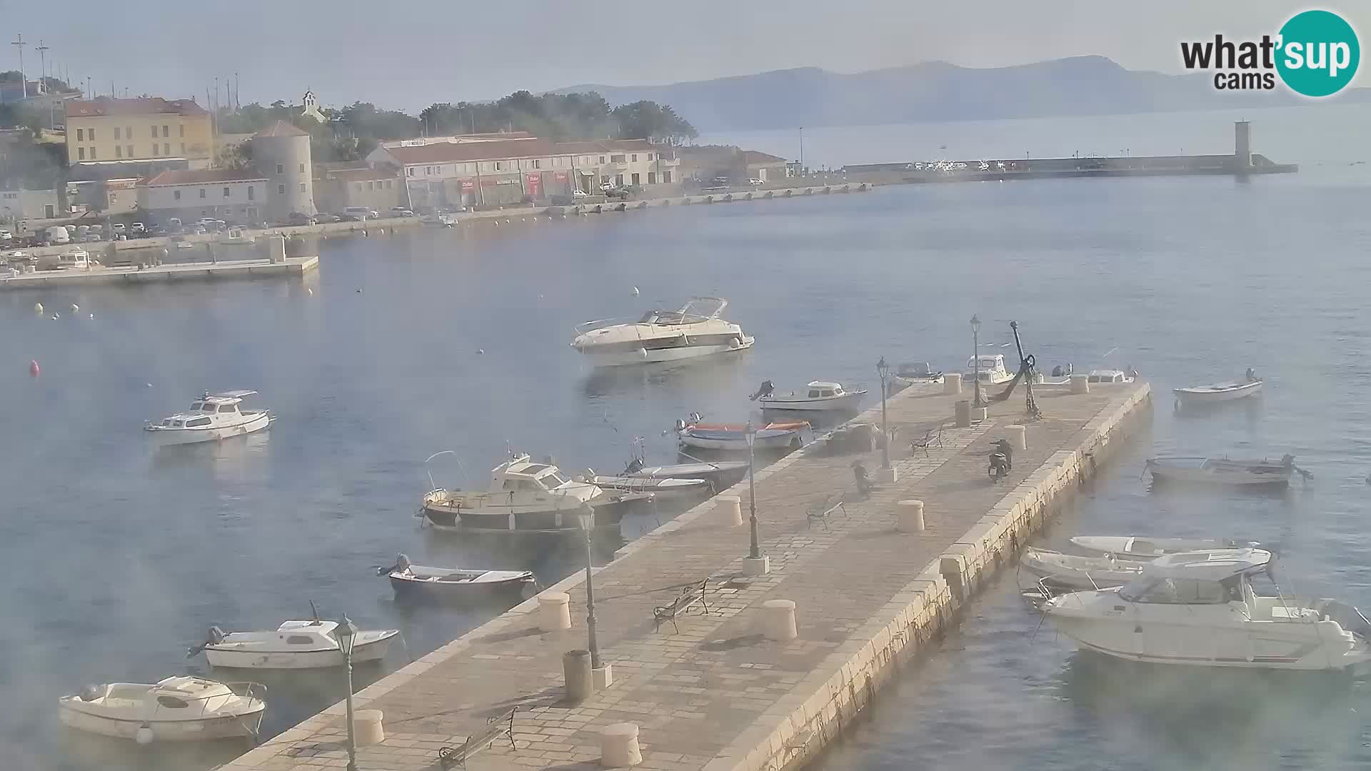 Senj Webcam – Panoramic view of Senj riva