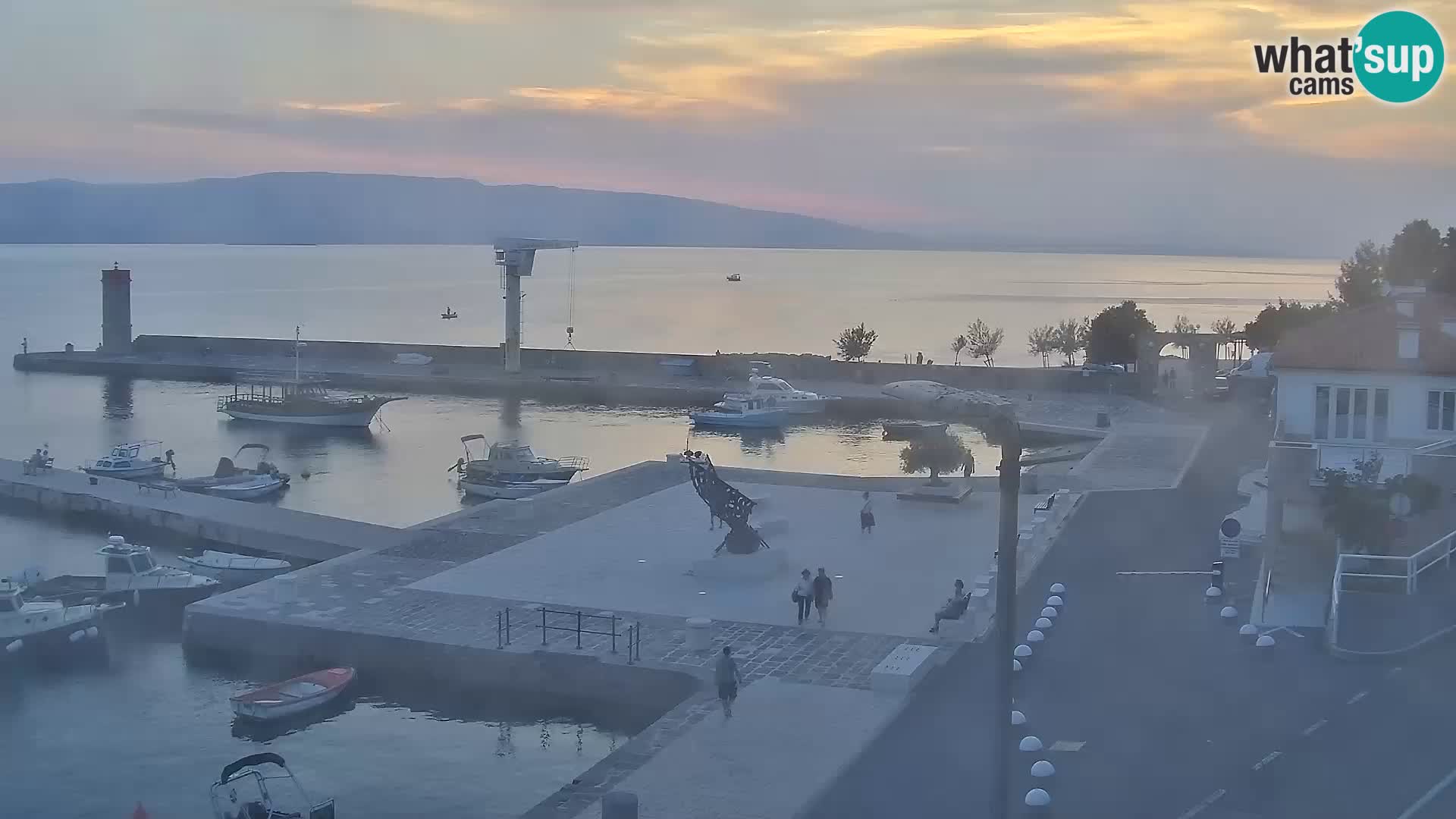 Senj Webcam – Panoramic view of Senj riva