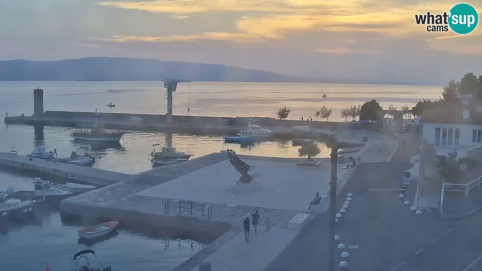 Senj Webcam – Panoramic view of Senj riva