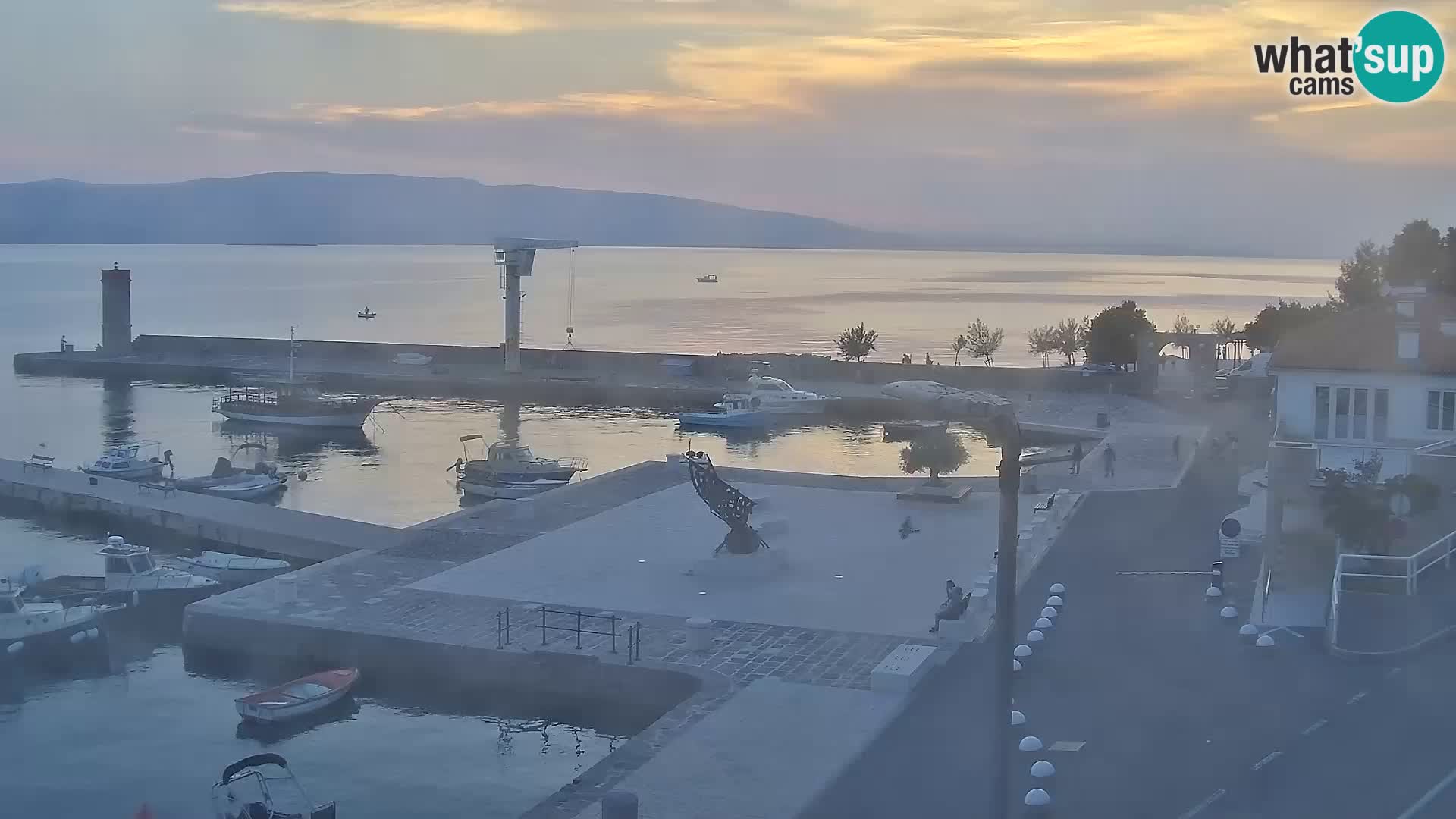 Senj Webcam – Panoramic view of Senj riva