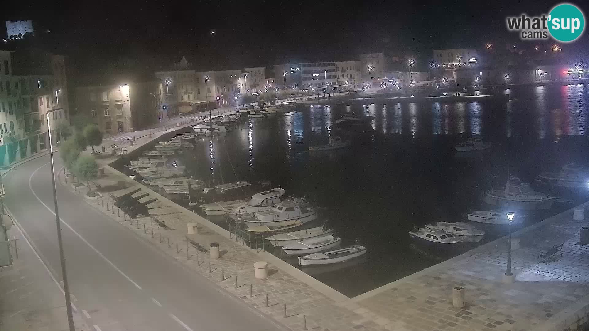 Senj Spletna kamera – pogled na obalo Senja
