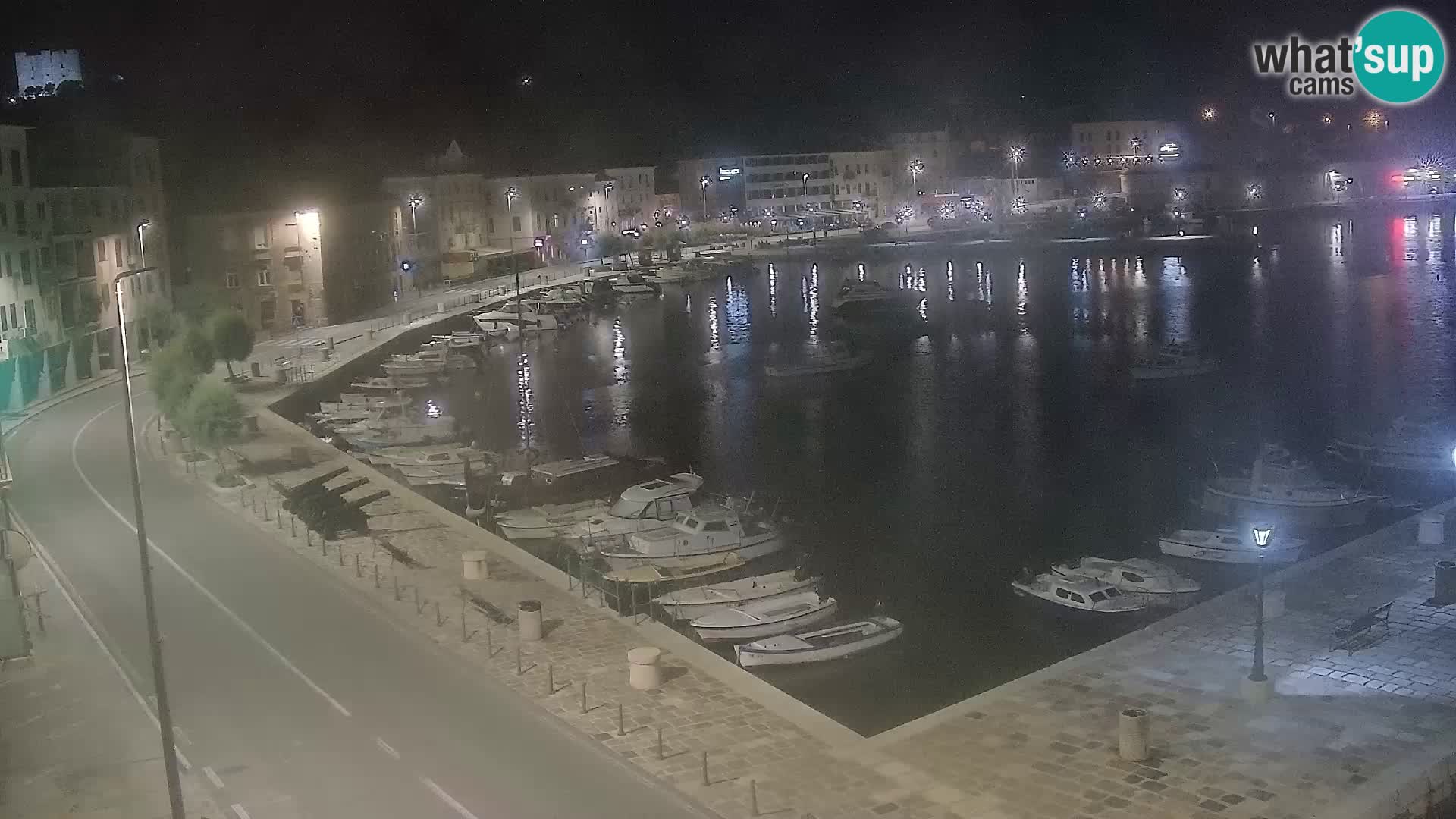 Senj Spletna kamera – pogled na obalo Senja