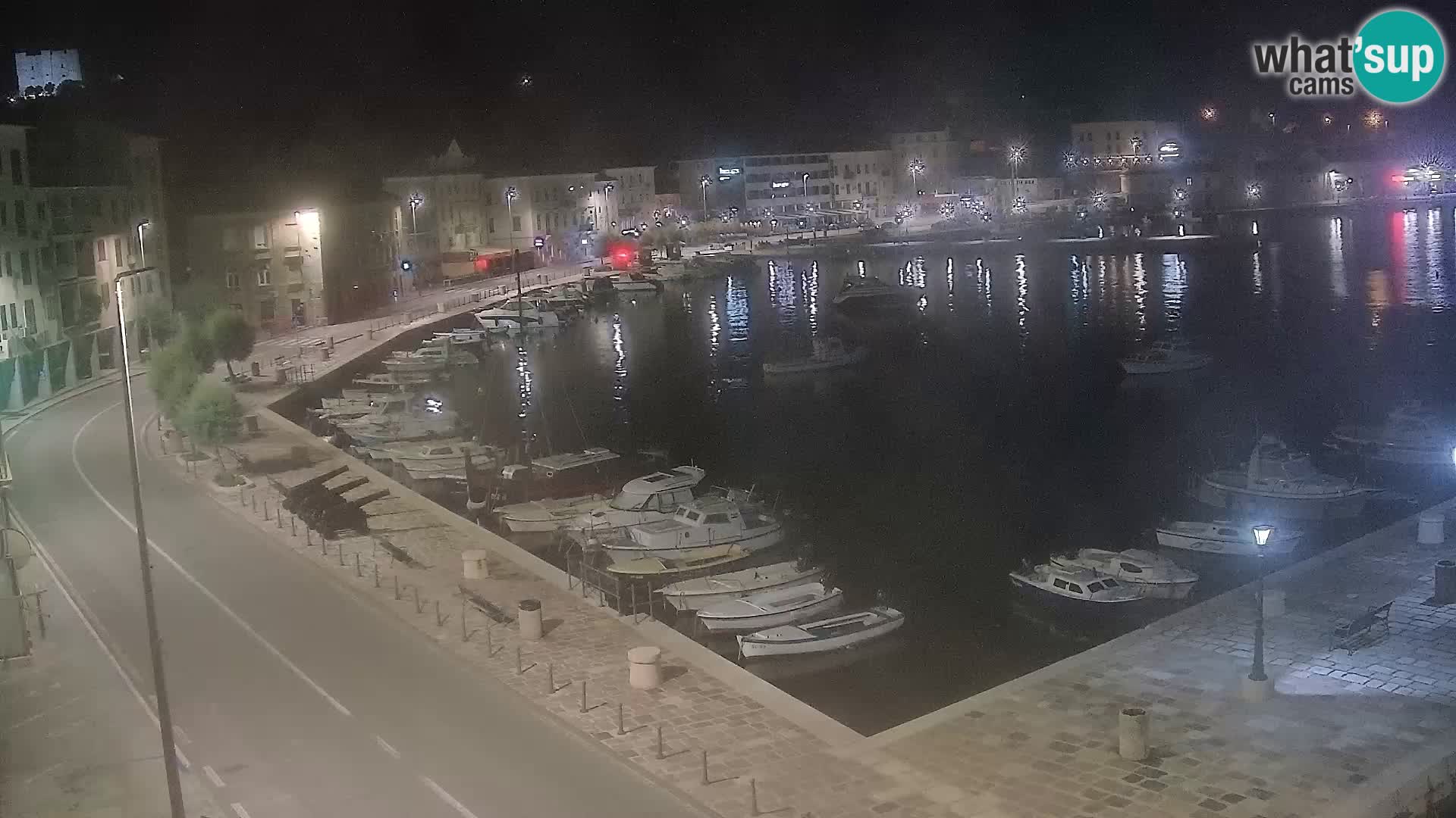 Senj Webcam – Panoramic view of Senj riva