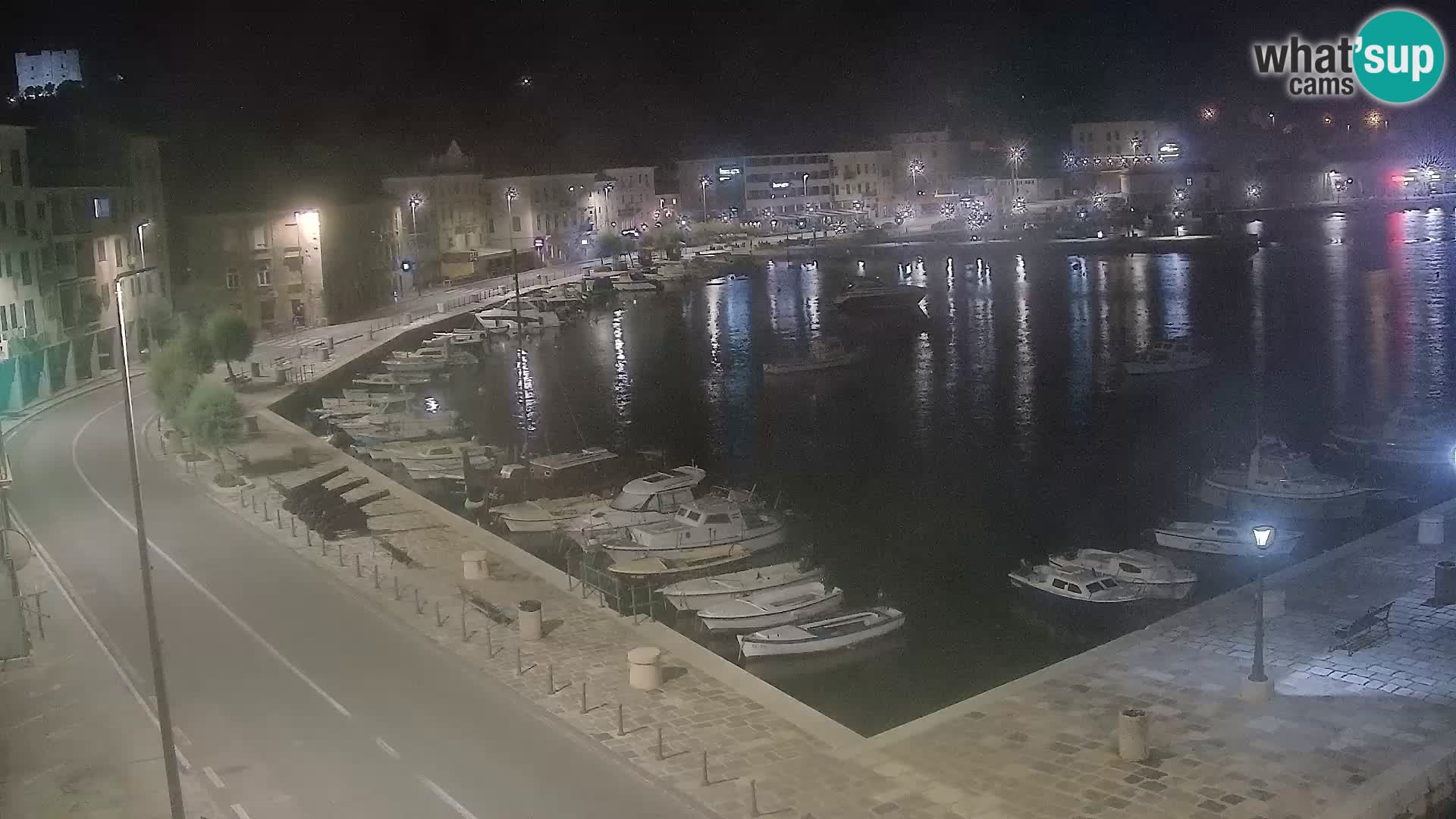 Senj Webcam – Panoramic view of Senj riva