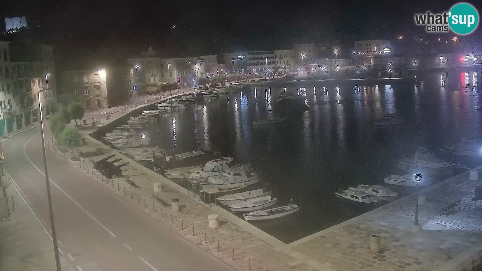 Senj Spletna kamera – pogled na obalo Senja