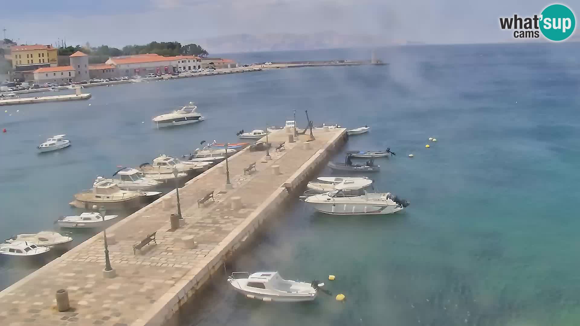 Senj Spletna kamera – pogled na obalo Senja
