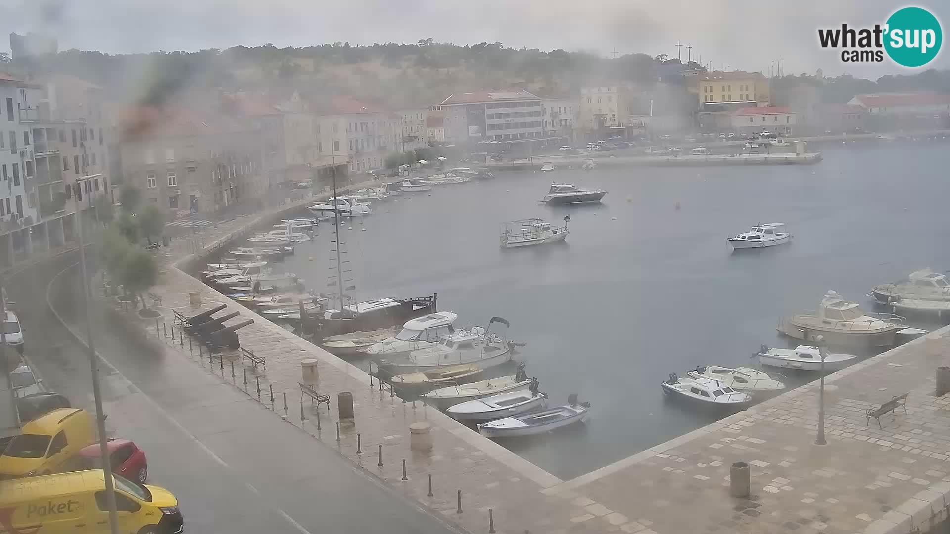 Webcam Senj – Panoramablick auf die Riva Senj