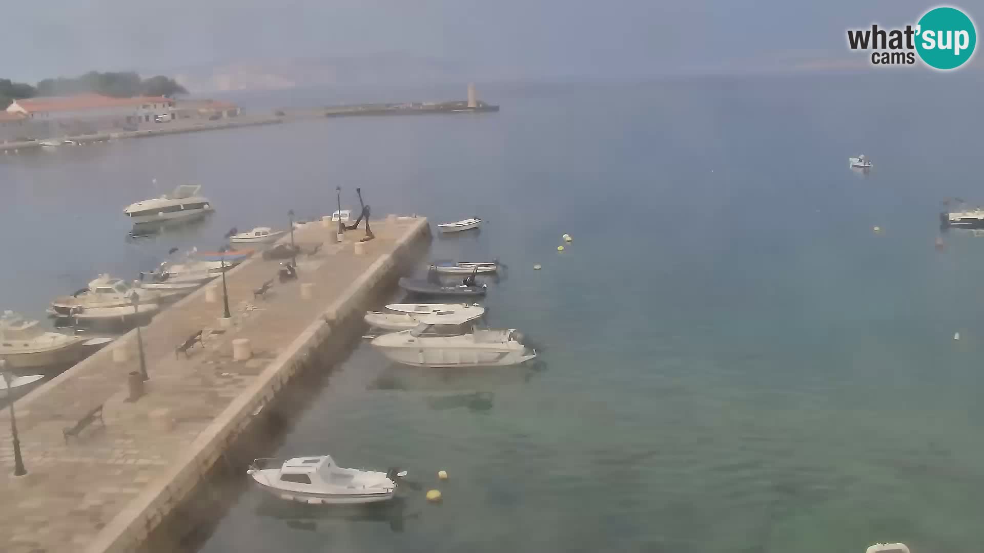 Senj camera en vivo – Vista panorámica de Senj riva
