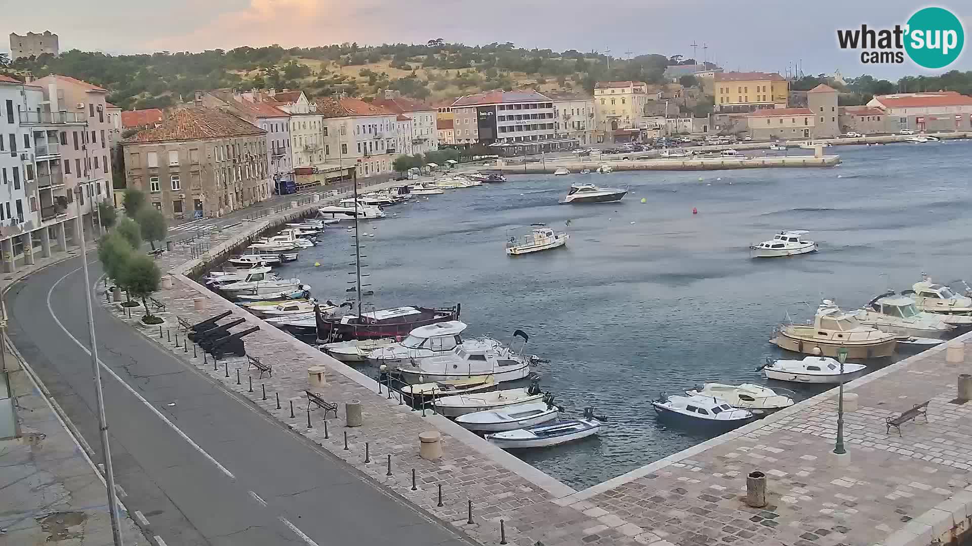 Senj camera en vivo – Vista panorámica de Senj riva