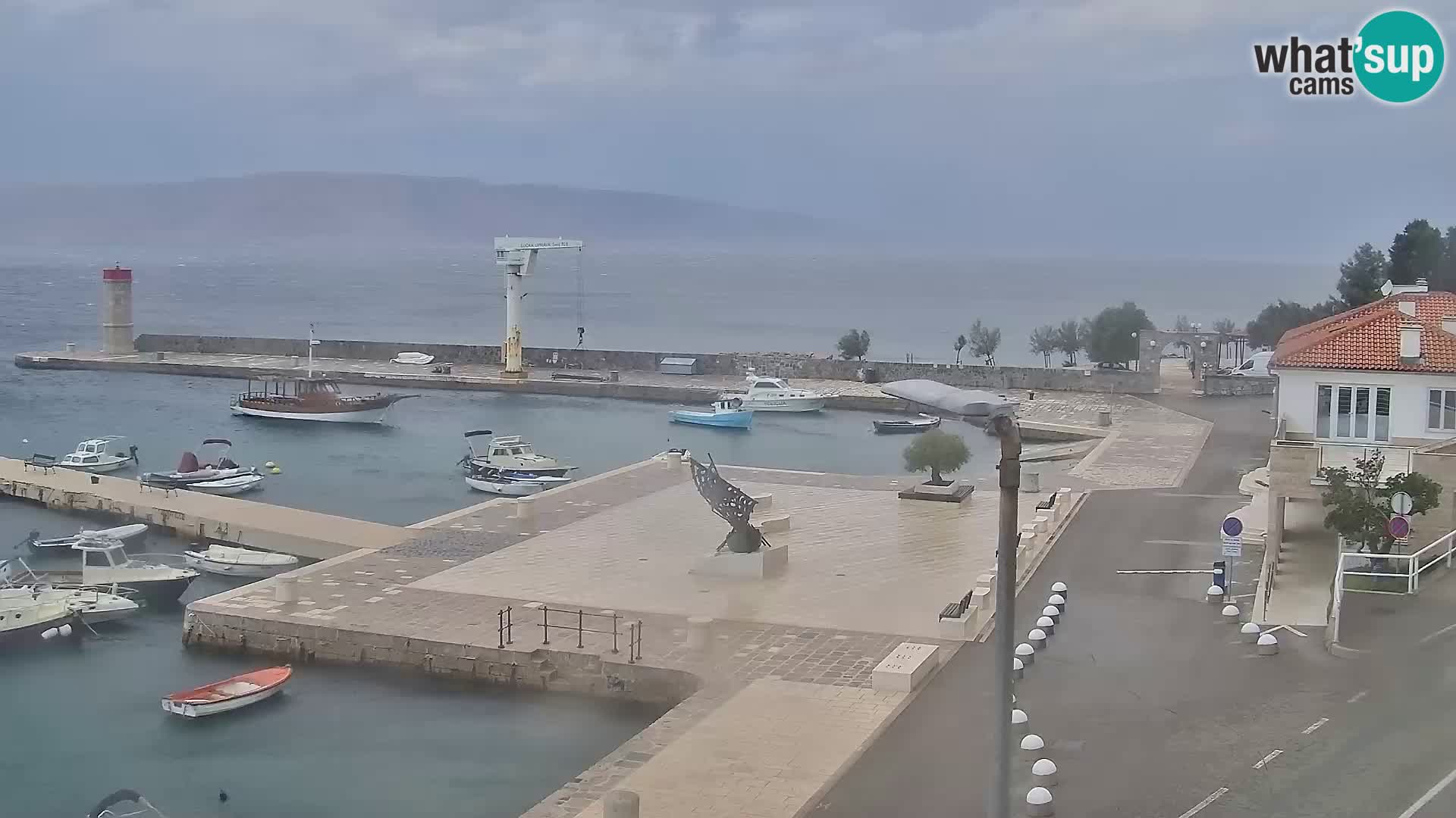 Senj camera en vivo – Vista panorámica de Senj riva