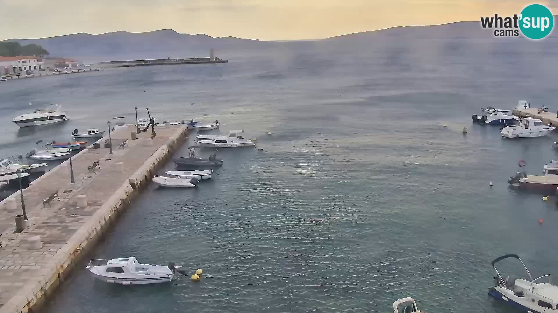 Webcam Segna – Panorama dell’lungomare di Senj