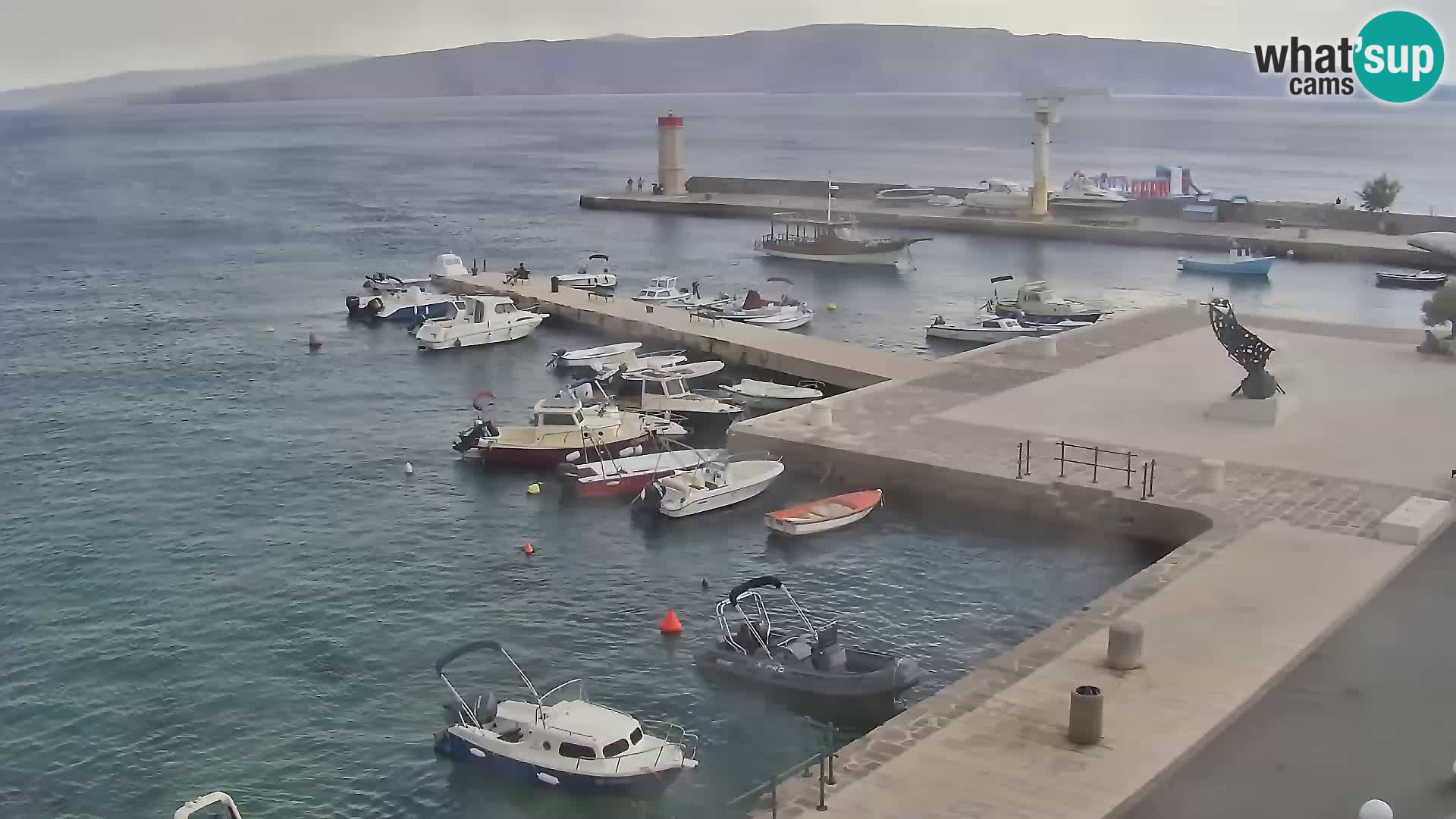 Senj Webcam – Panoramic view of Senj riva