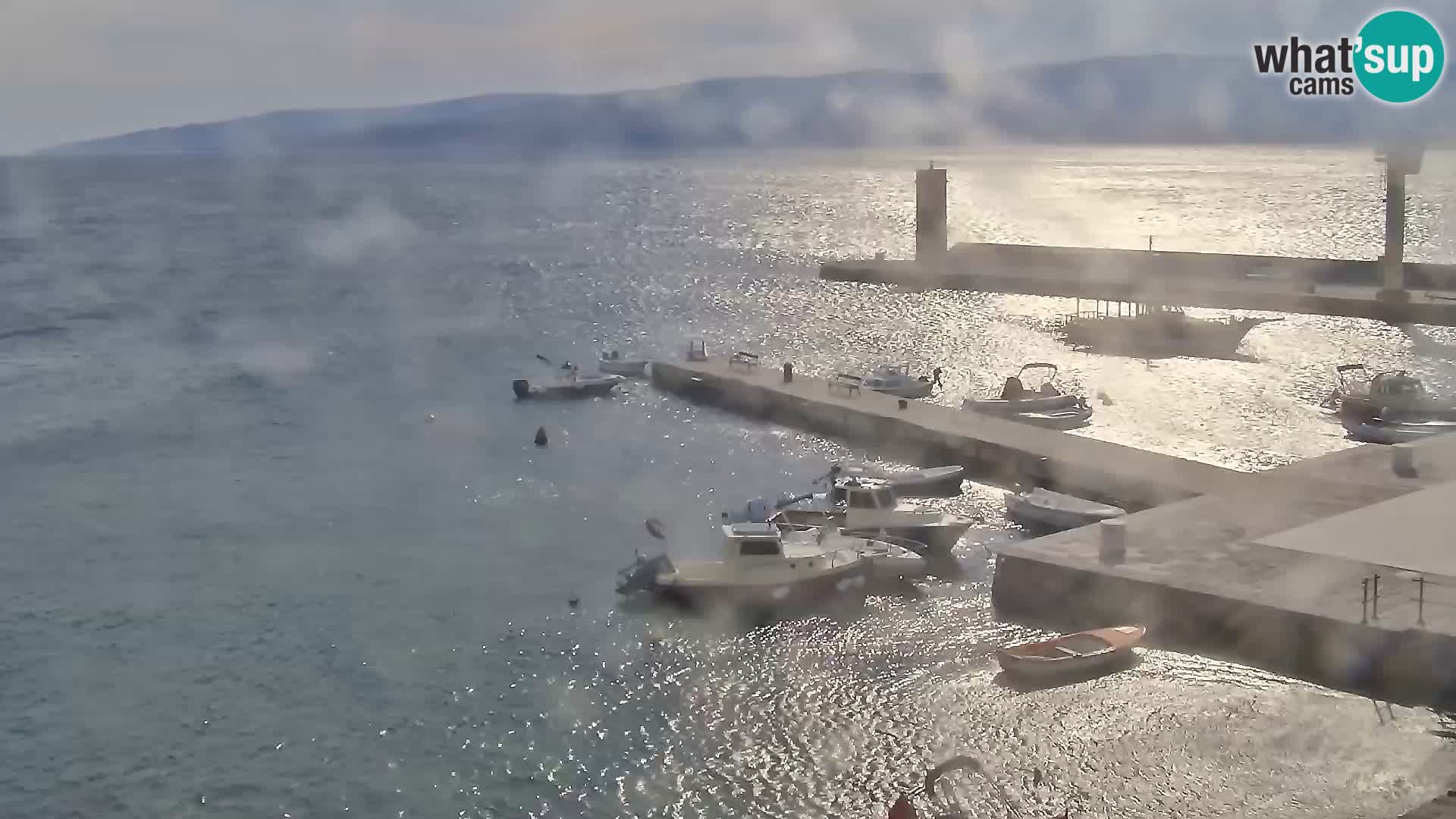 Senj camera en vivo – Vista panorámica de Senj riva