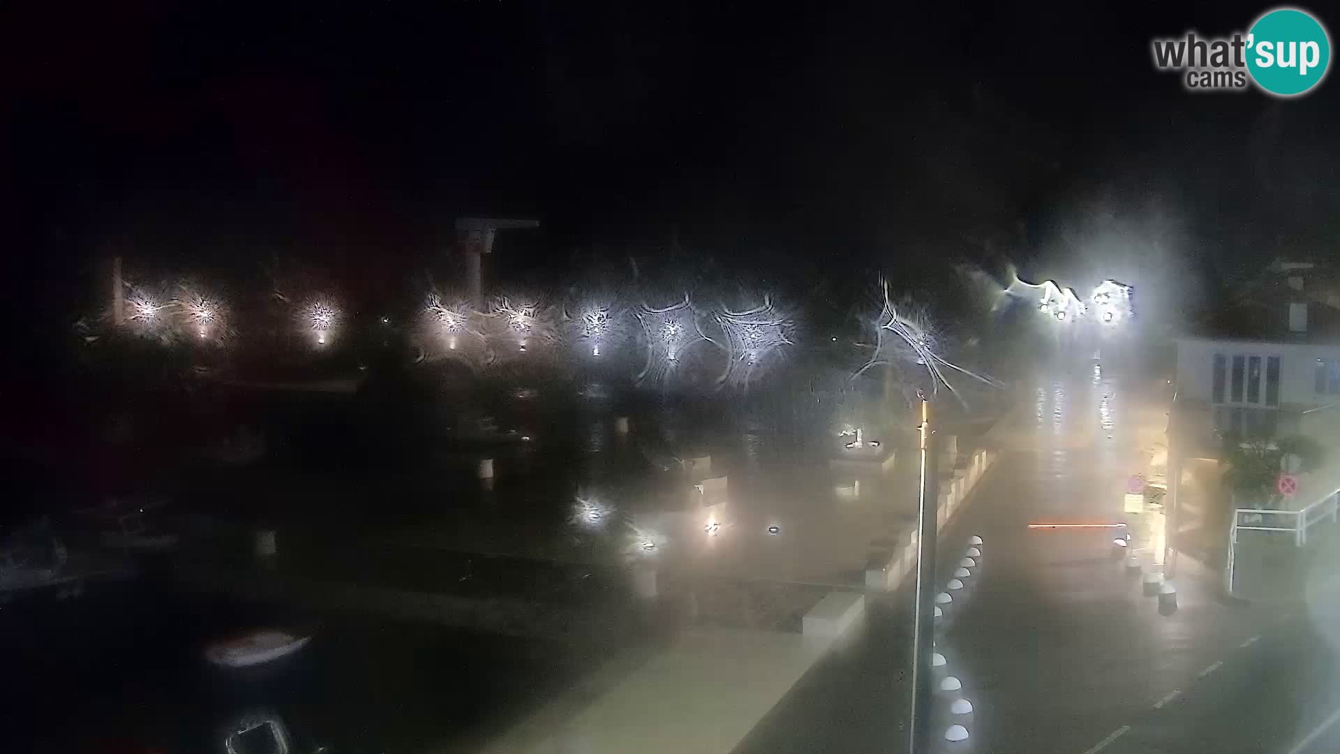 Livecam Senj – Vue panoramique de Senj riva