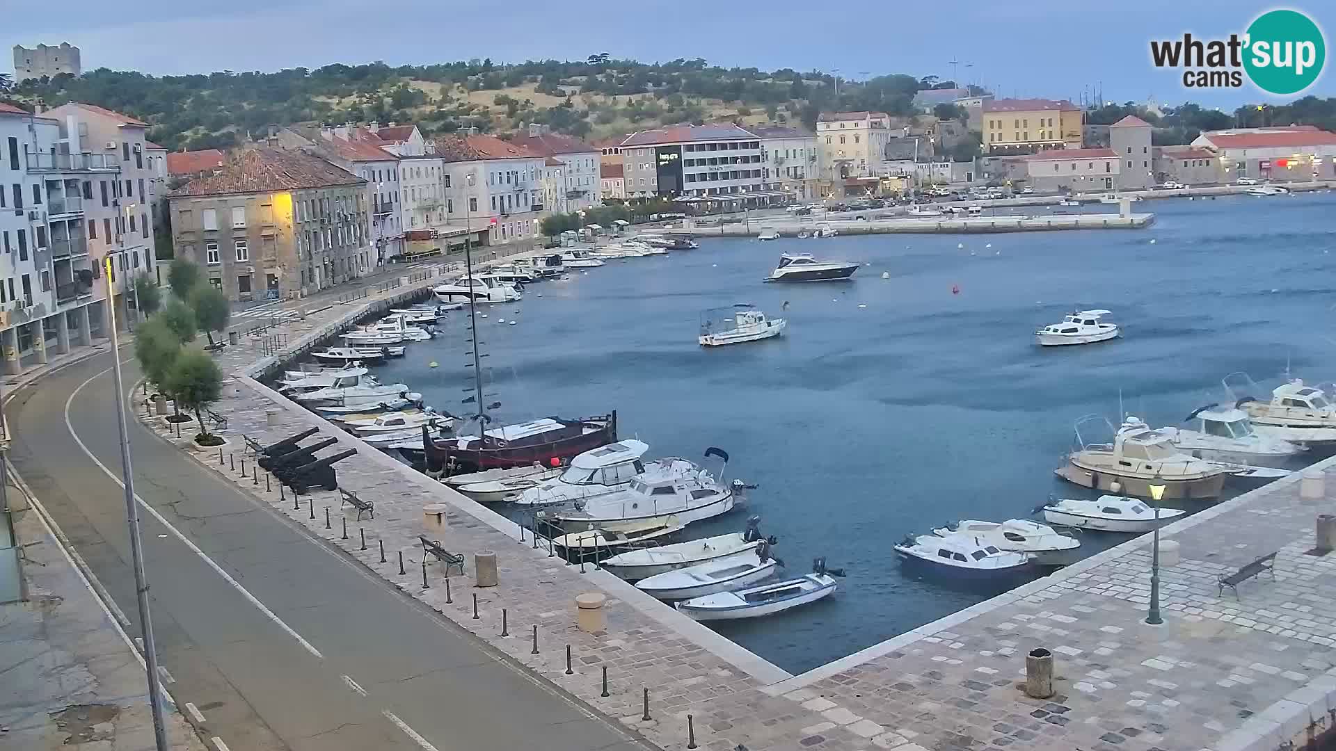 Senj camera en vivo – Vista panorámica de Senj riva