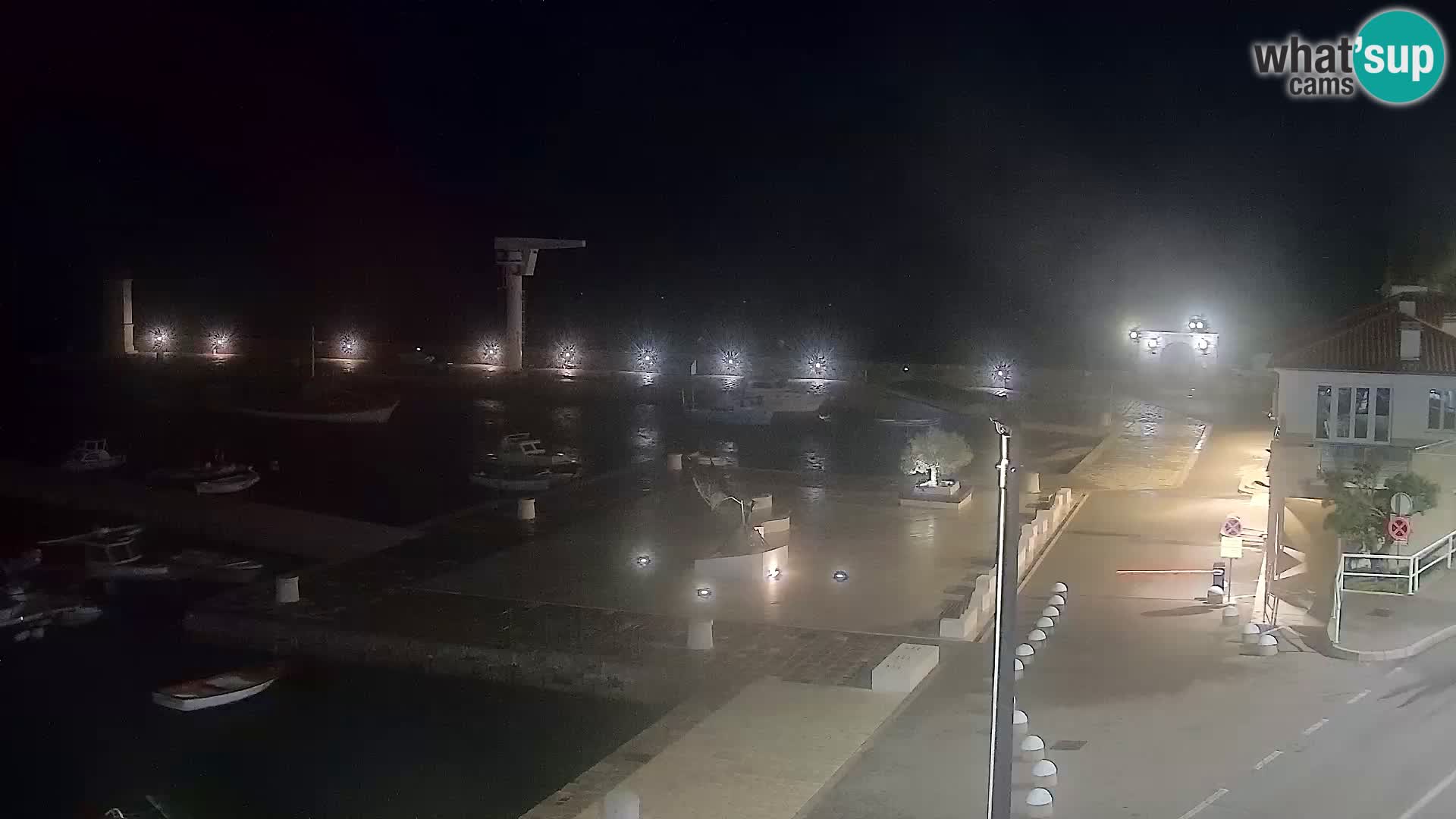 Kamera u živo Senj – Panoramski pogled na senjsku rivu