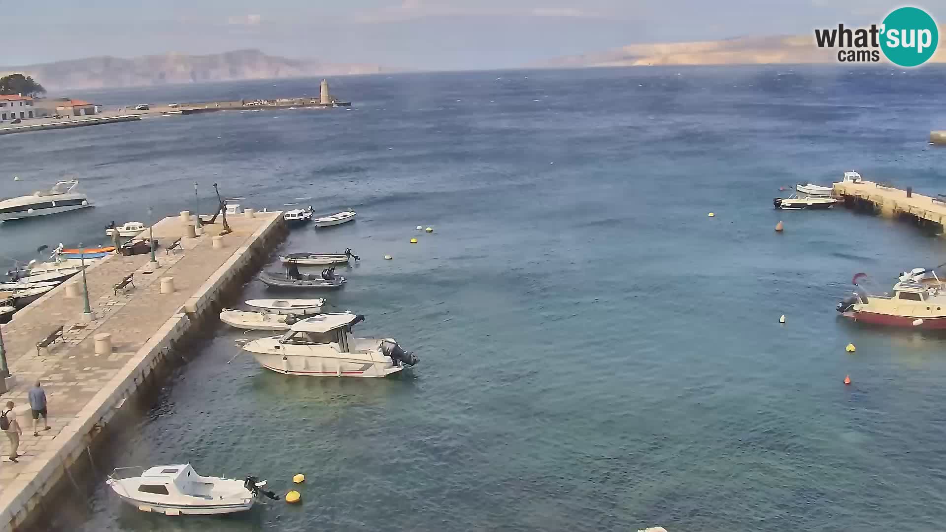 Kamera u živo Senj – Panoramski pogled na senjsku rivu