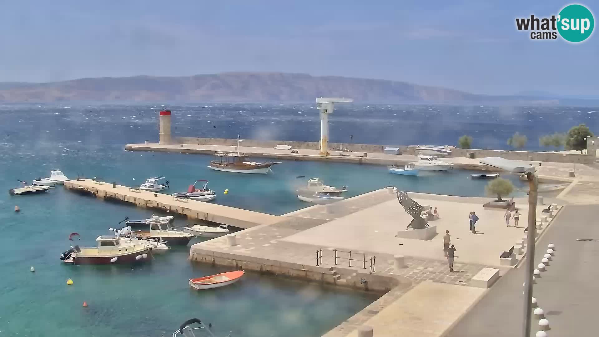 Webcam Segna – Panorama dell’lungomare di Senj