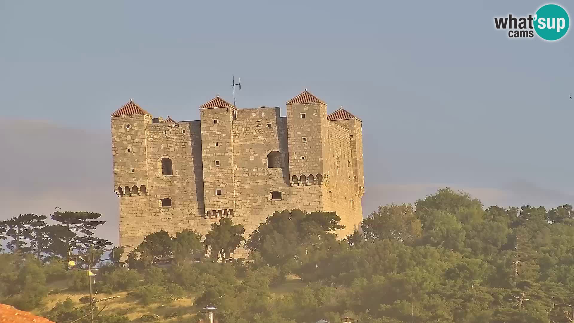 Livecam Senj – Vue panoramique de Senj riva