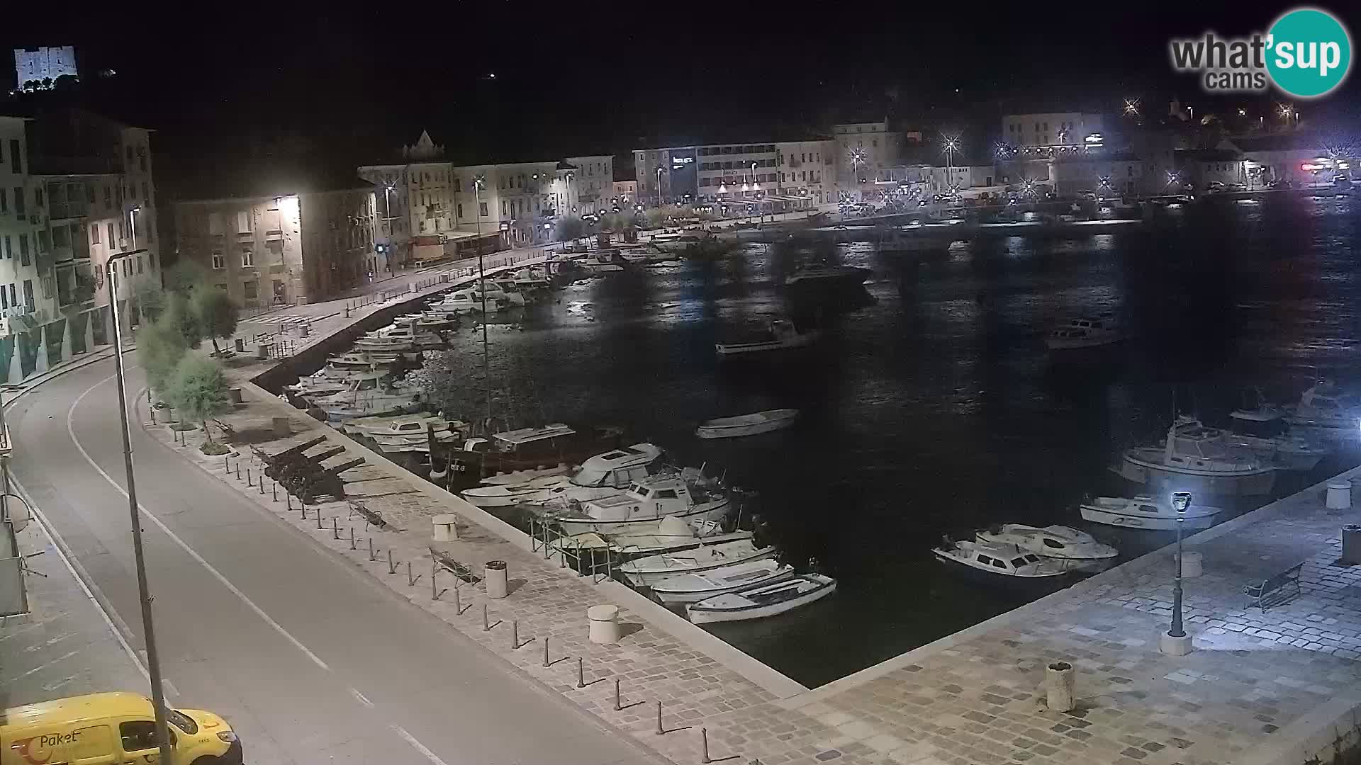 Senj Webcam – Panoramic view of Senj riva