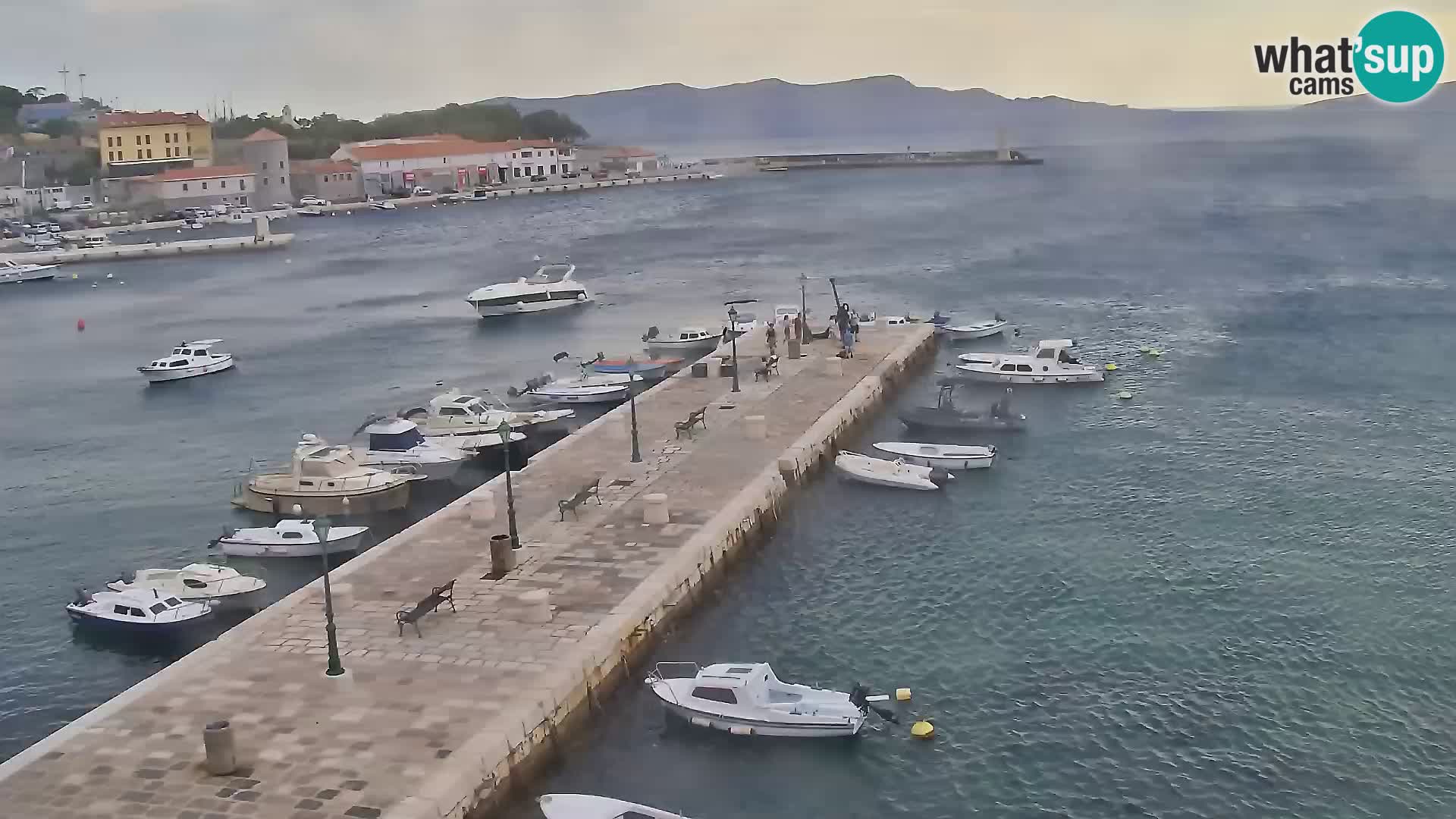 Webcam Segna – Panorama dell’lungomare di Senj