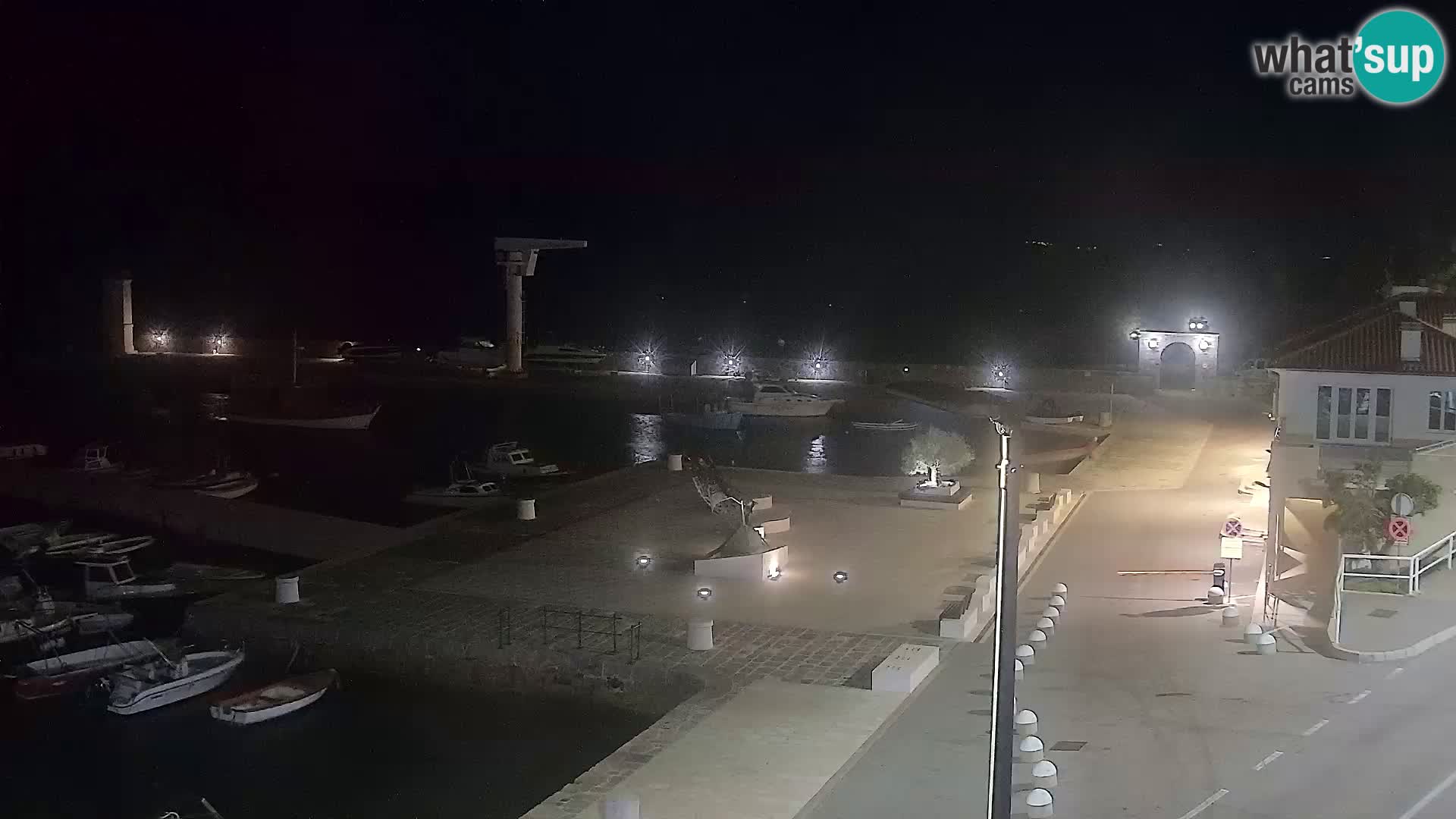 Senj camera en vivo – Vista panorámica de Senj riva
