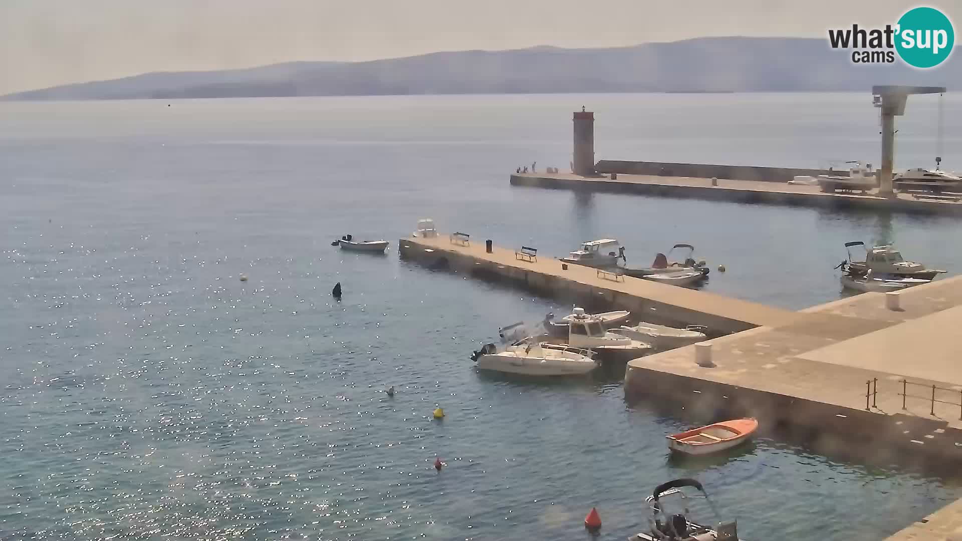 Webcam Segna – Panorama dell’lungomare di Senj