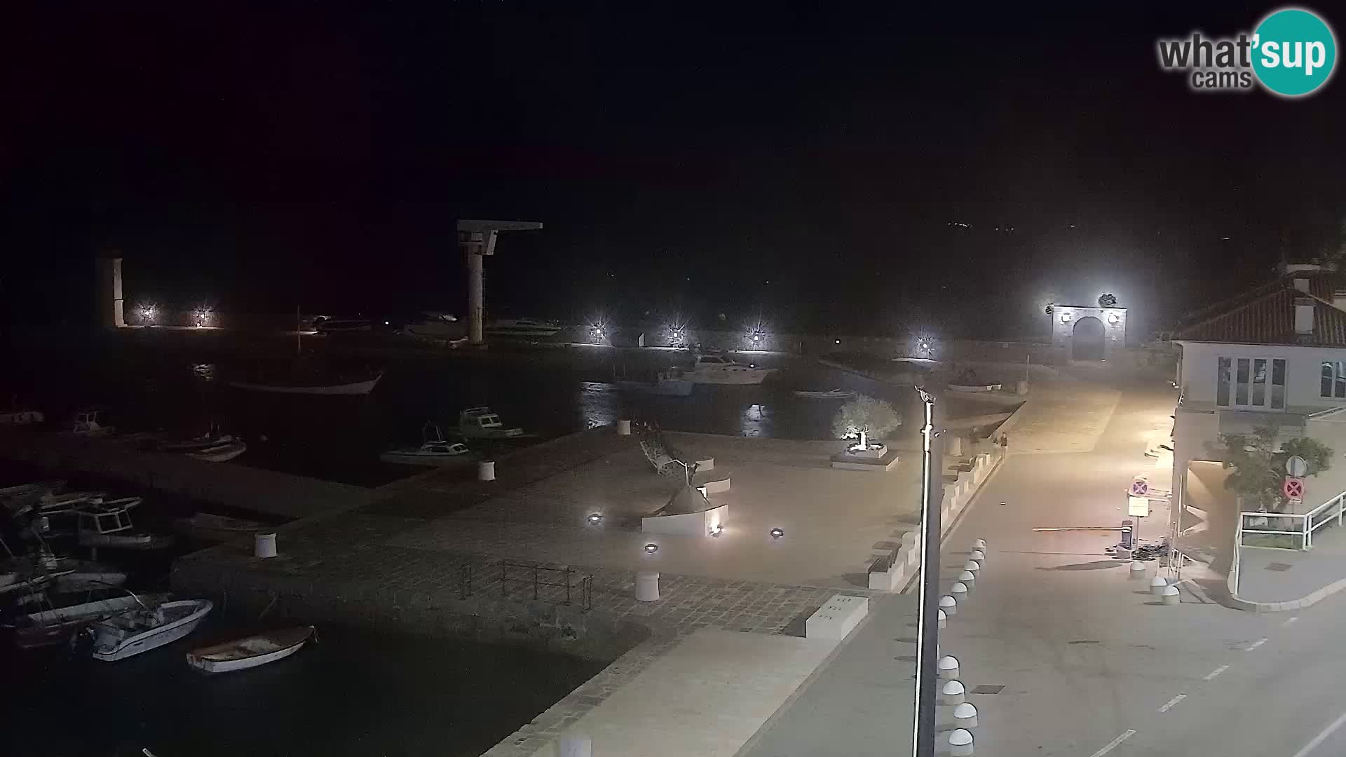 Senj camera en vivo – Vista panorámica de Senj riva