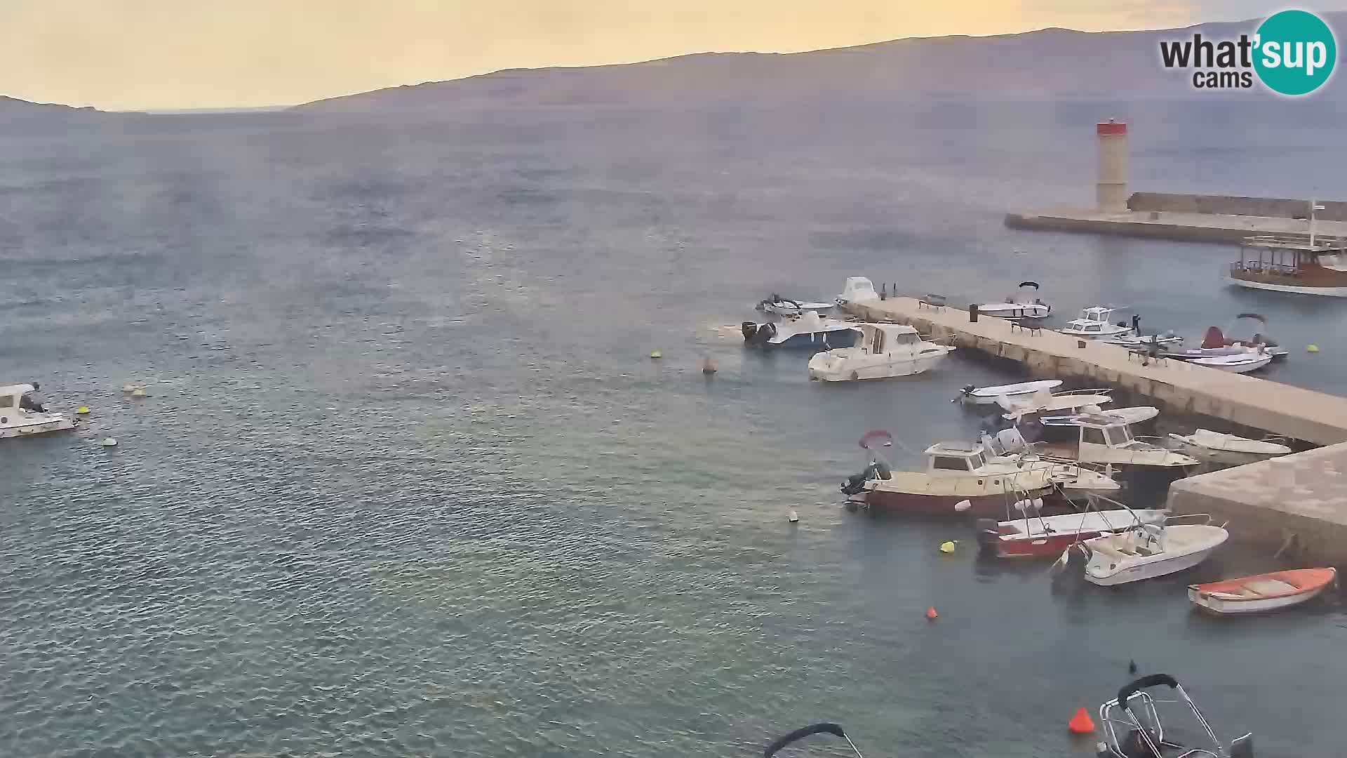 Kamera u živo Senj – Panoramski pogled na senjsku rivu