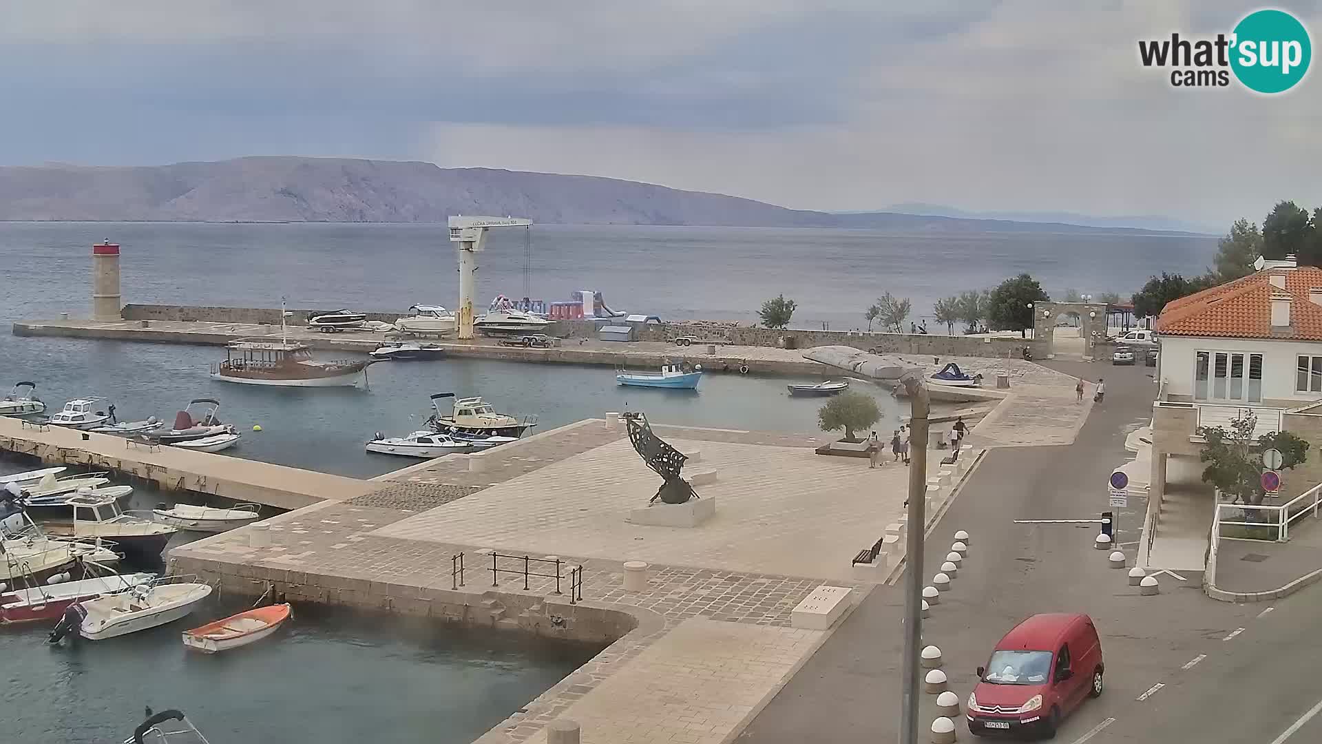 Webcam Segna – Panorama dell’lungomare di Senj