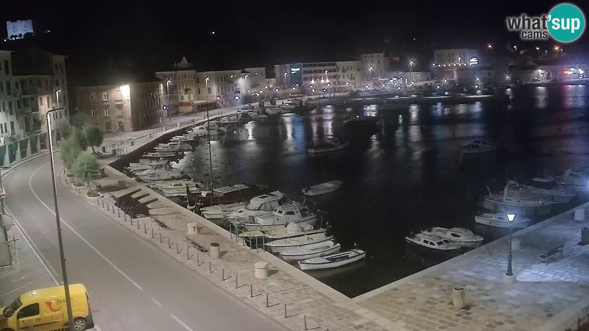 Senj Webcam – Panoramic view of Senj riva
