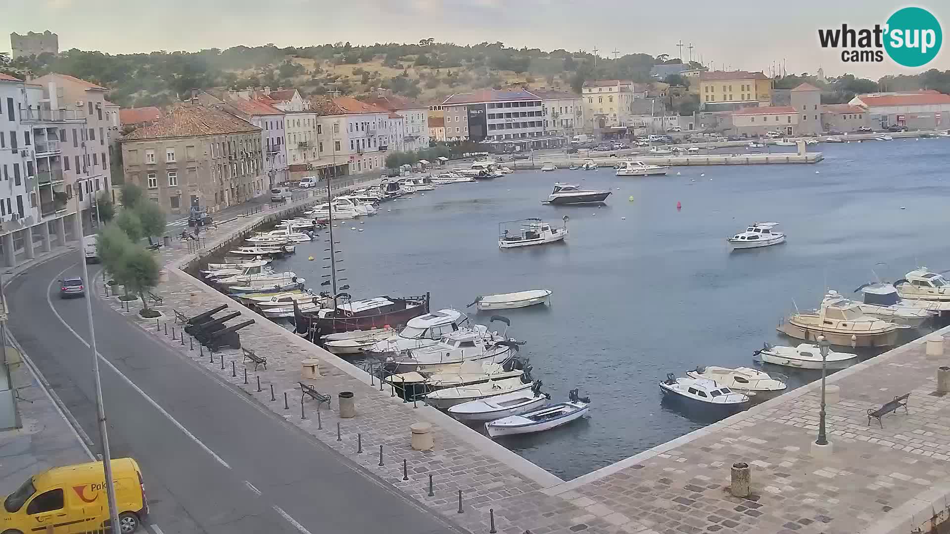 Kamera u živo Senj – Panoramski pogled na senjsku rivu