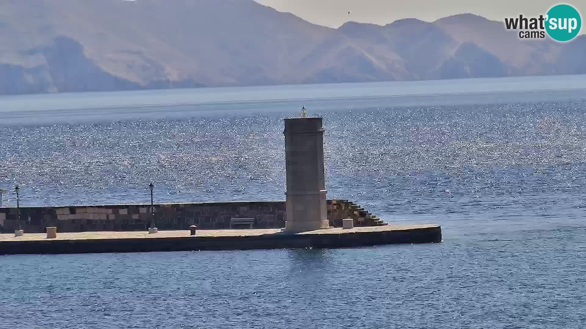 Senj Spletna kamera – pogled na obalo Senja
