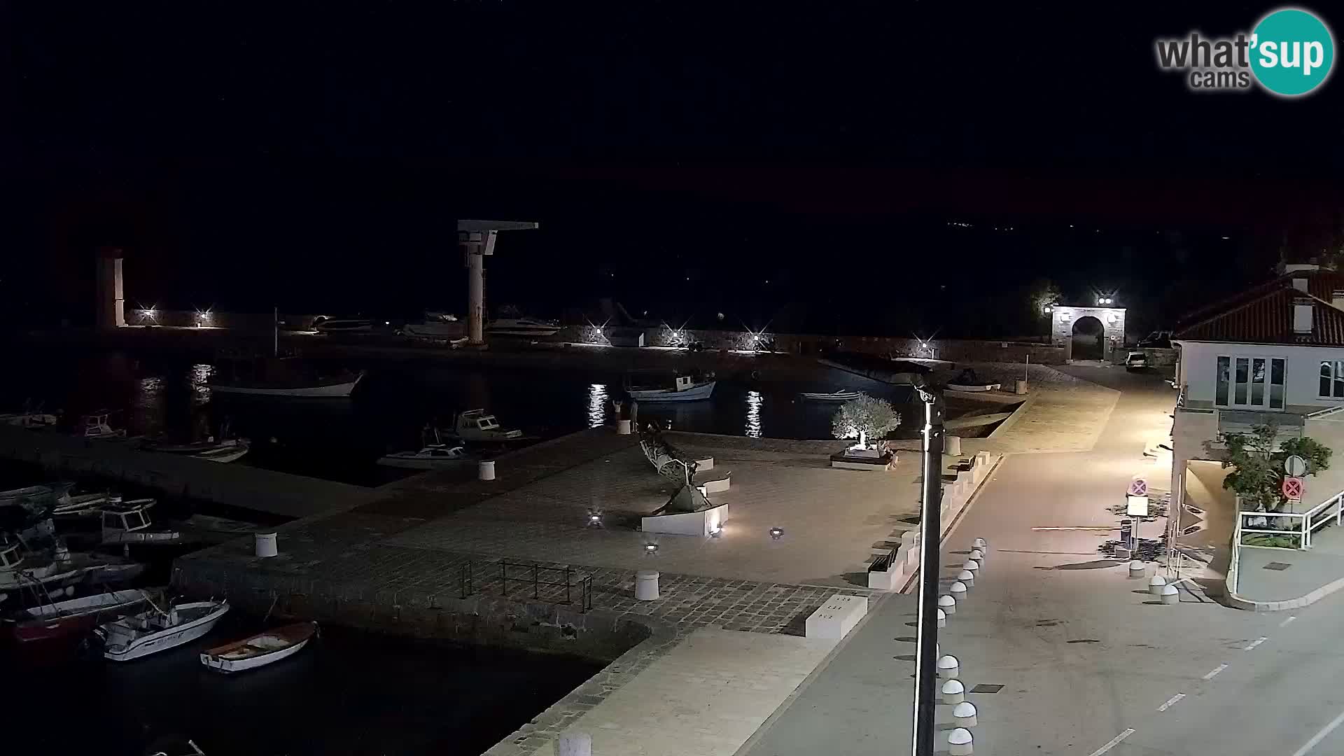 Kamera u živo Senj – Panoramski pogled na senjsku rivu