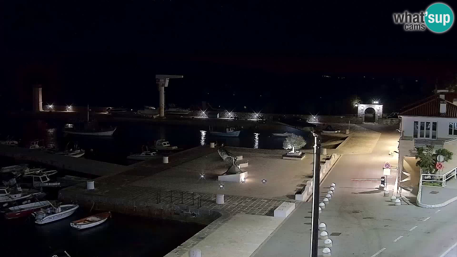 Senj Webcam – Panoramic view of Senj riva
