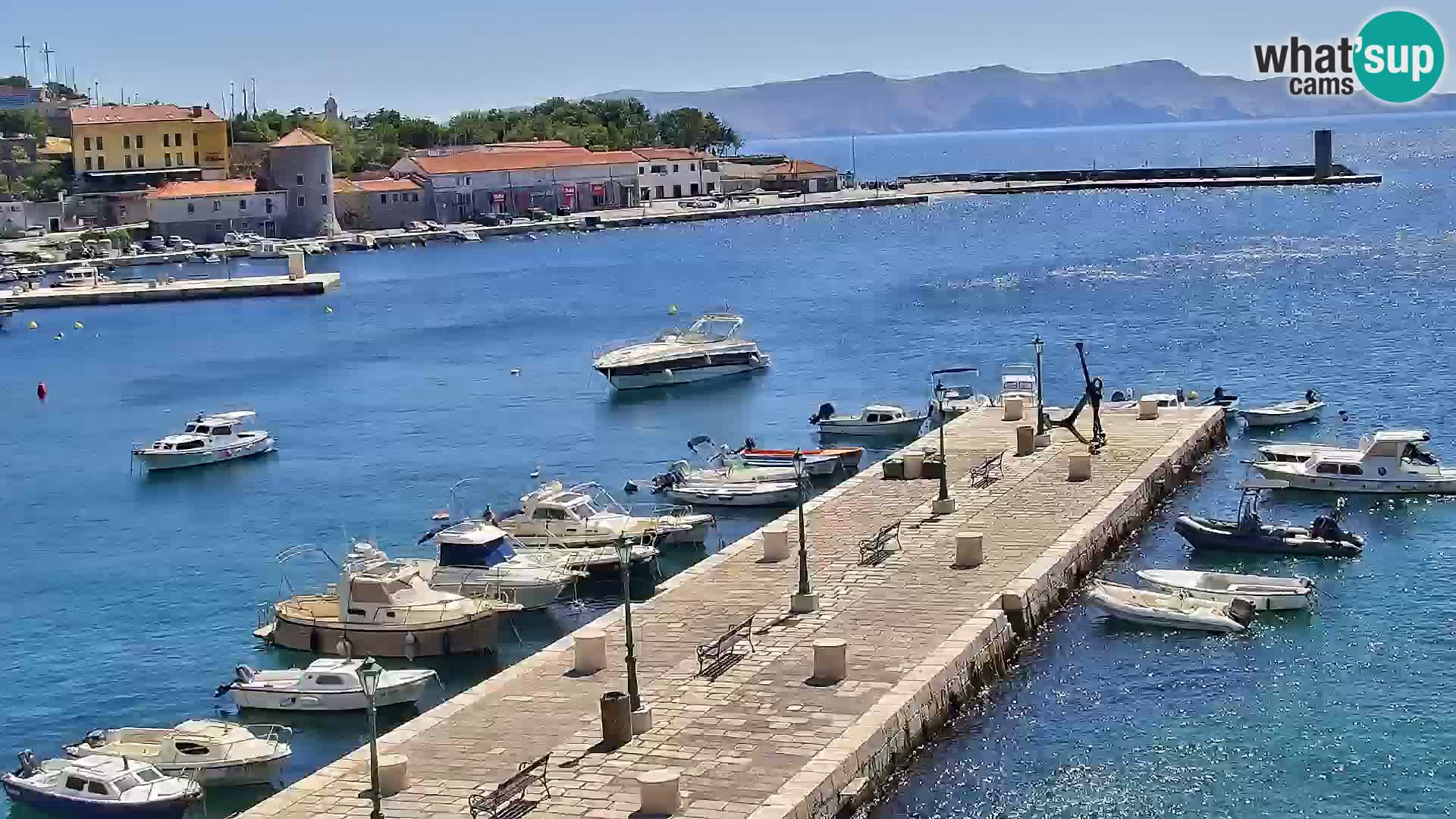 Senj Webcam – Panoramic view of Senj riva