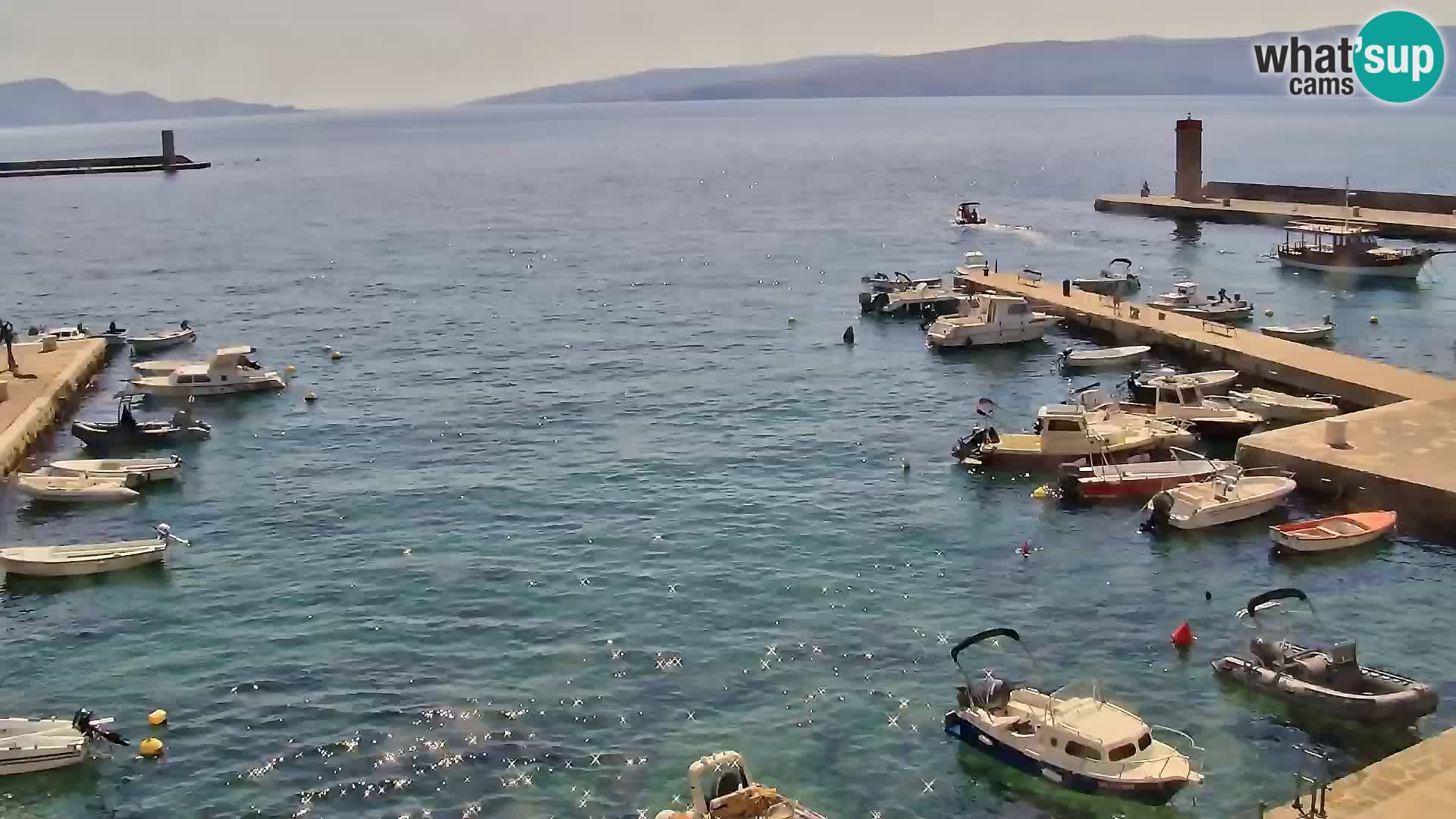 Senj camera en vivo – Vista panorámica de Senj riva