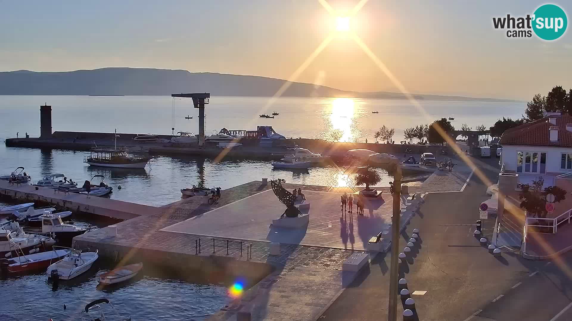 Senj Webcam – Panoramic view of Senj riva
